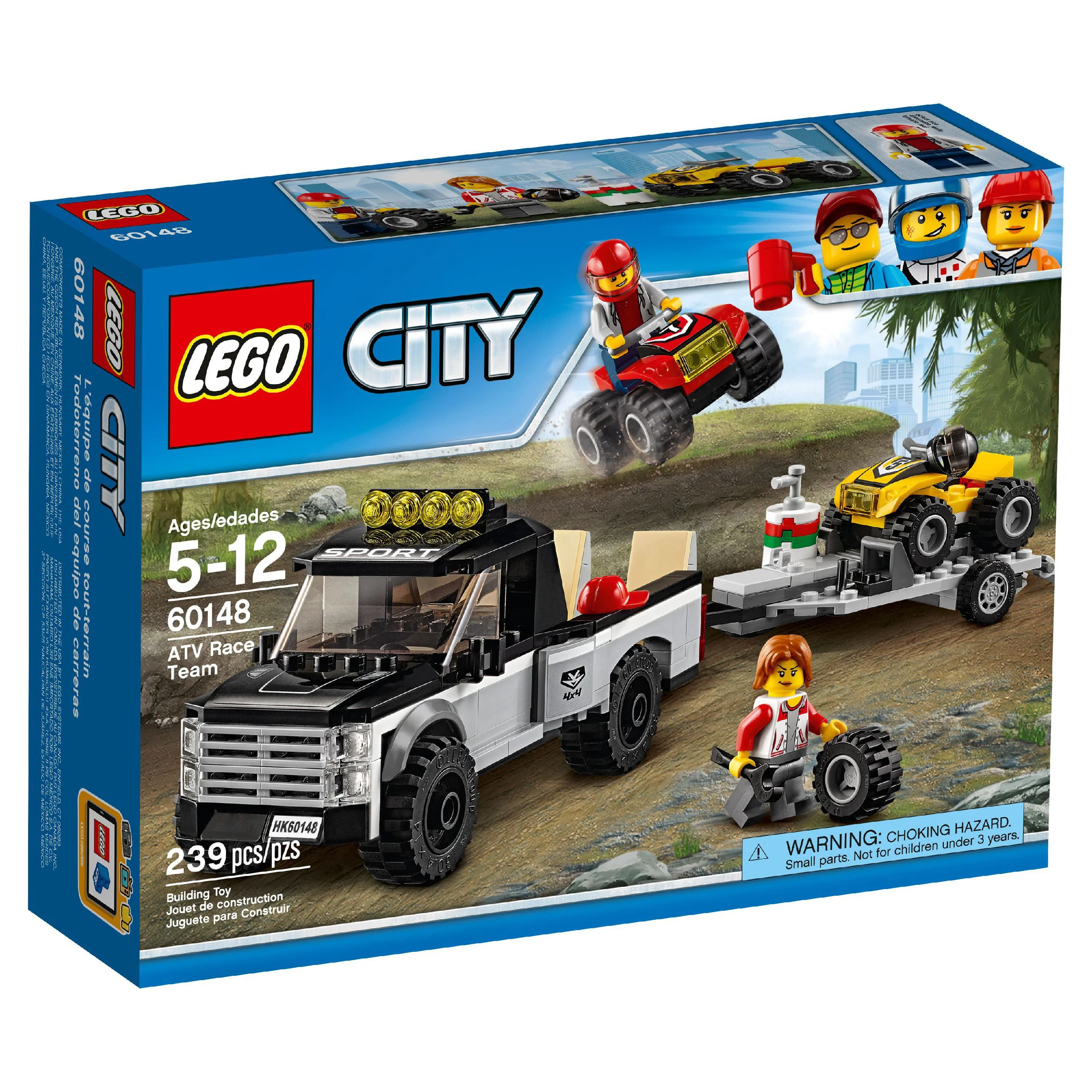 LEGO 6174483 City ATV Race Team 60148 Best Toy