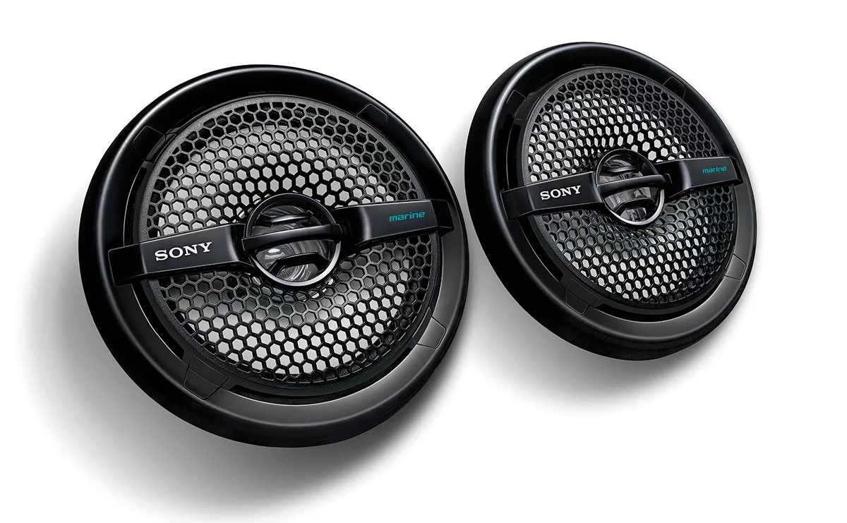 Sony XS-MP1611B 6.5″ Dual Cone Marine Speakers (Black)