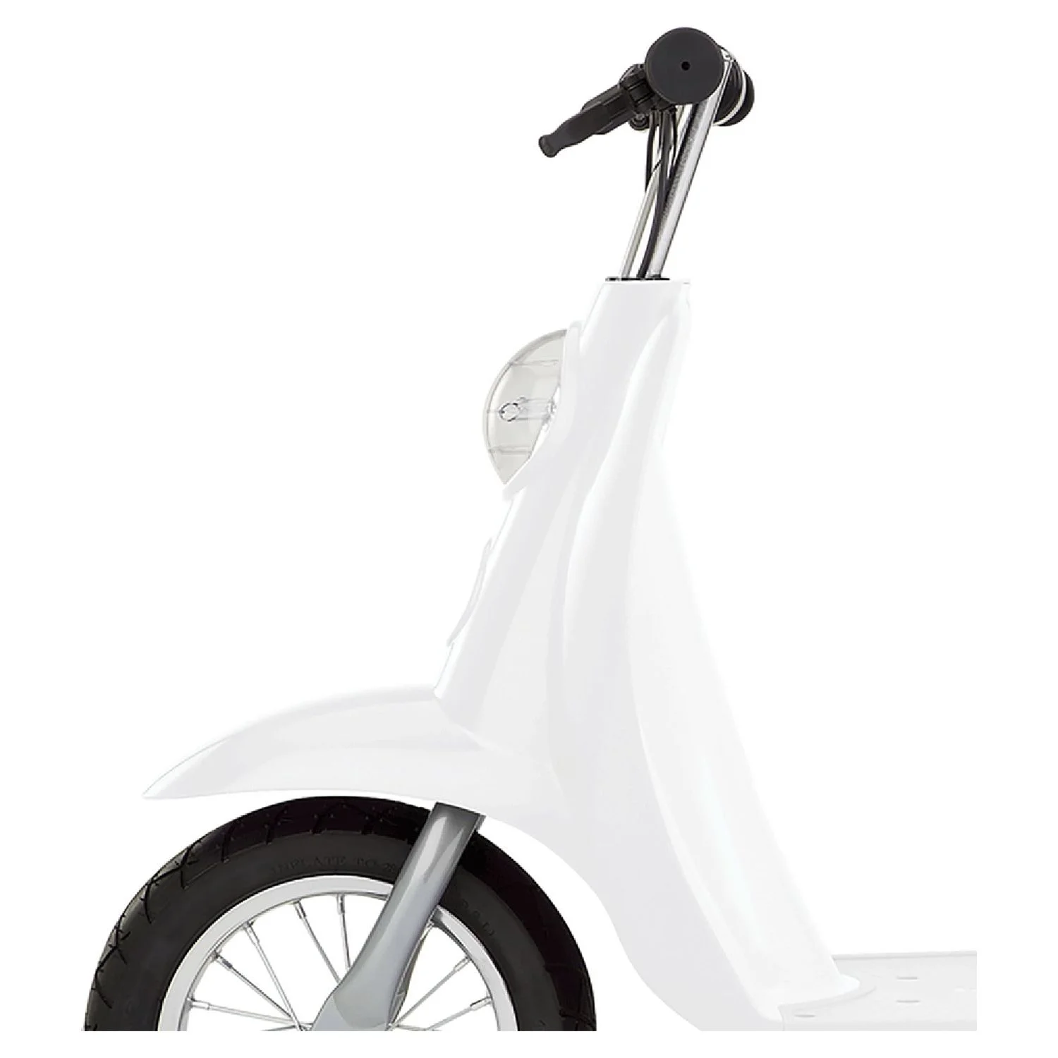 Razor Pocket Mod Electric Scooter – Bistro White, 24V Euro-Style Powered-Ride On, Vintage-Inspired Design, Underseat Hidden Storage, Up to 15 mph, Unisex