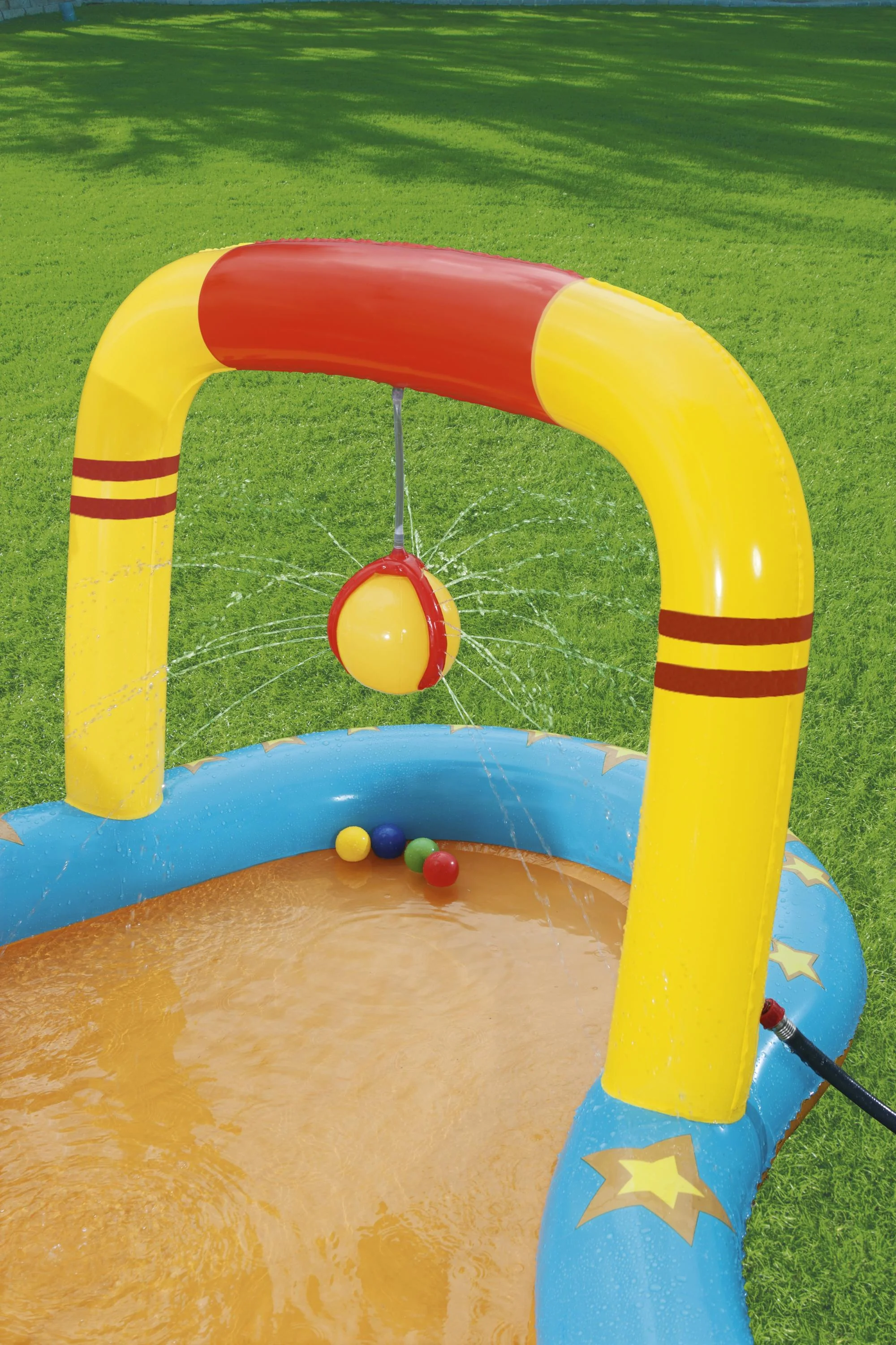 H2OGO! Lil’ Champ Outdoor Multicolor Play Pool Center, Ages 2+