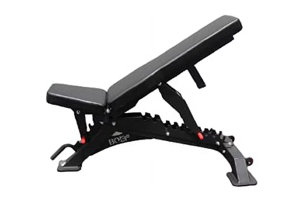 Adjustable Cyborg Weight Bench features 10 Incline positions. Made with Heavy Duty 11 Gauge Steel. Bolt Fitness Supply.