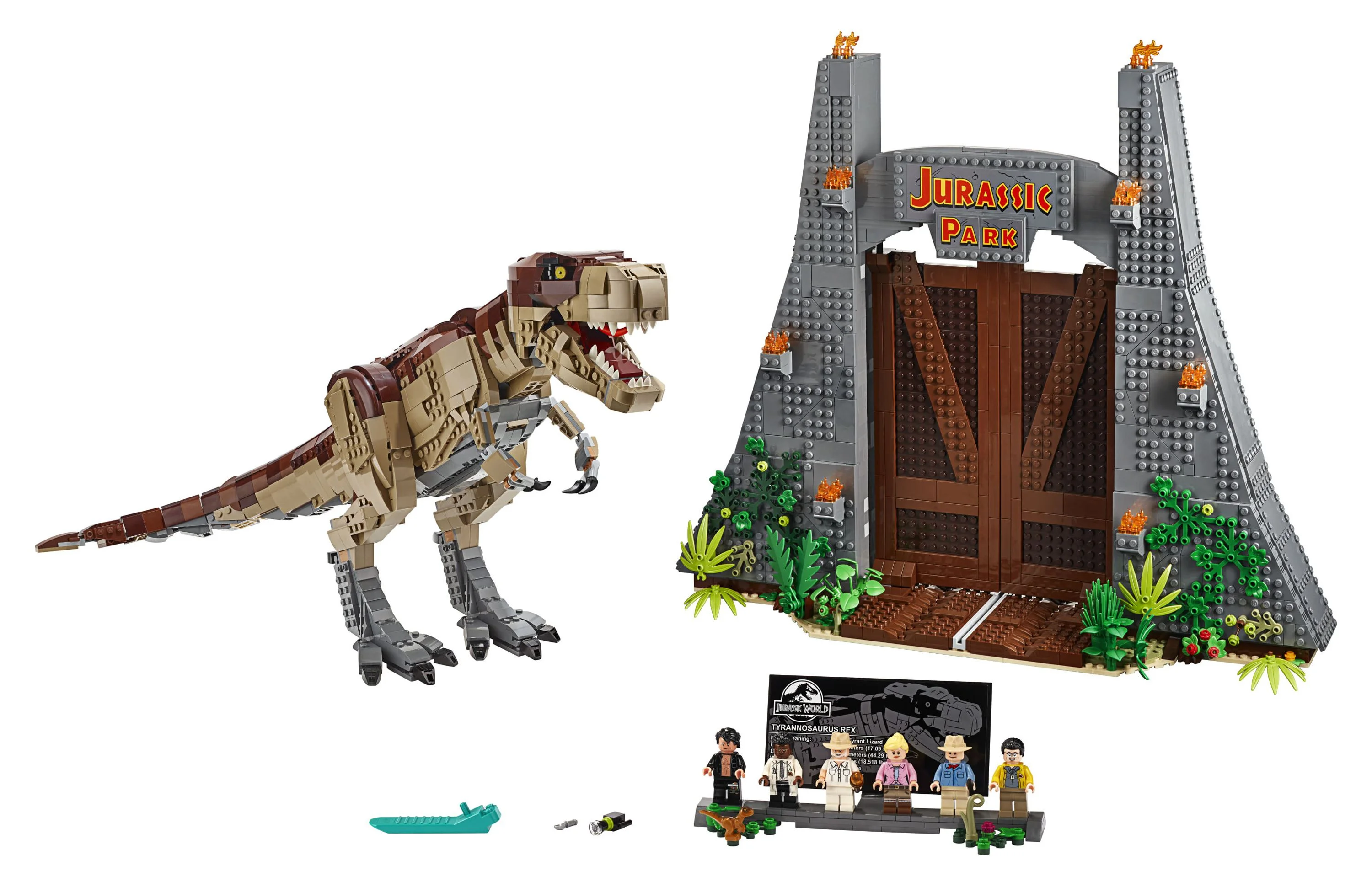 LEGO Jurassic World Jurassic Park: T. rex Rampage 75936 Building Kit