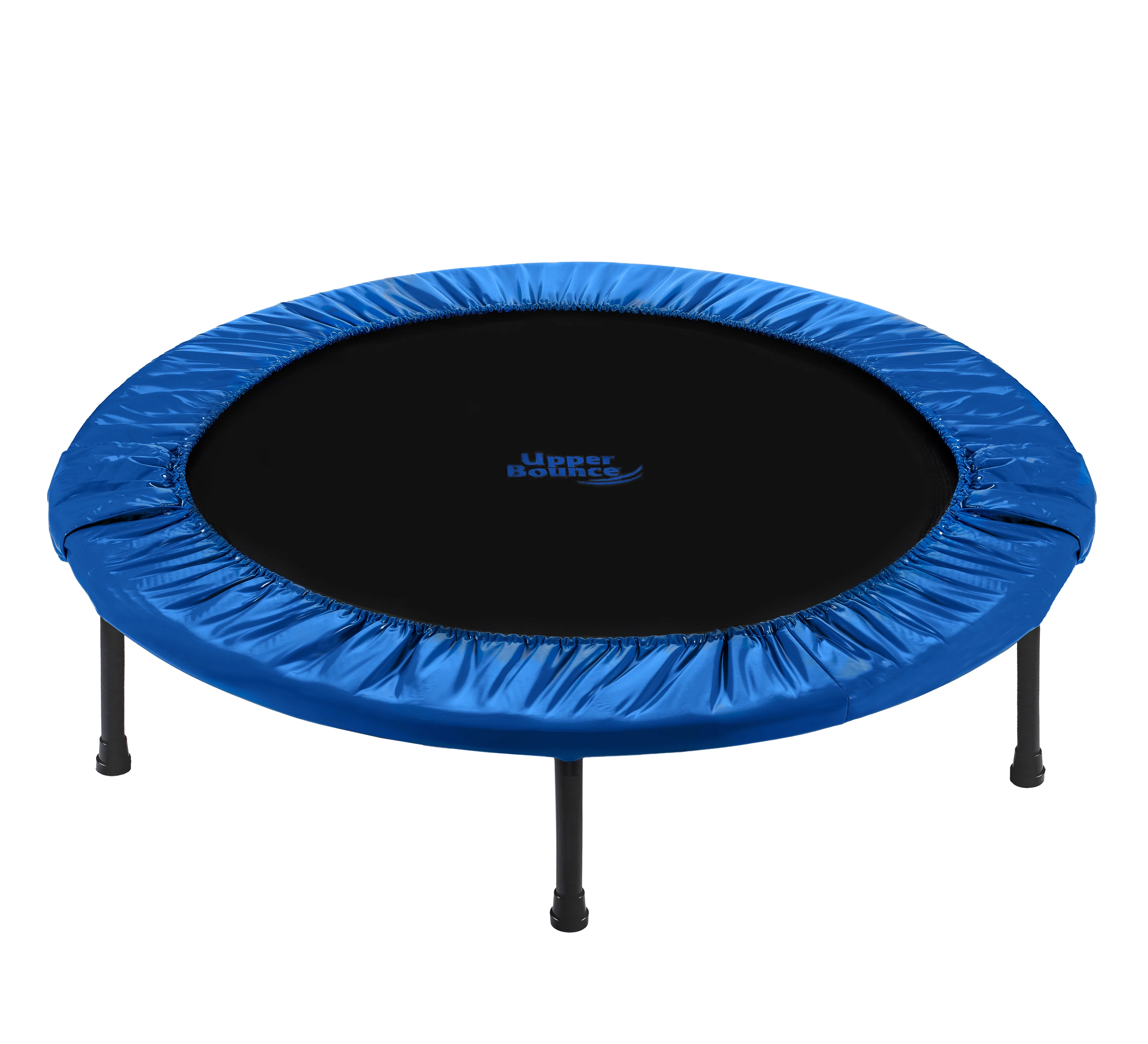 Machrus Upper Bounce 36″ Mini Trampoline for Adults- Rebounder Exercise Fitness Kids Trampoline- Small Rebounder Trampoline with Durable Jumping Mat, Portable & Foldable Workout Trampoline