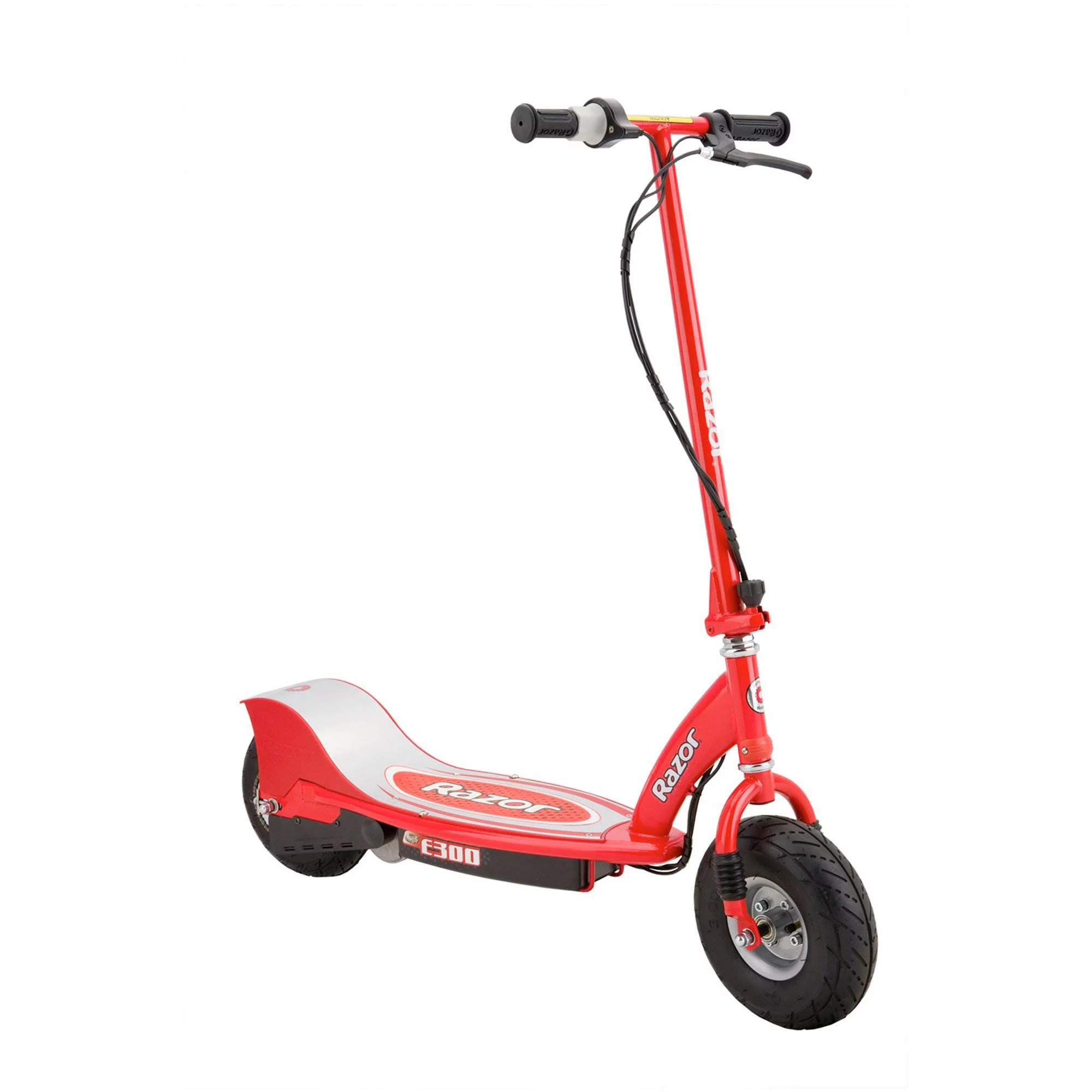 Razor E300 Rechargeable Electric Motorized Ride On Kids Scooters, 1 Red & 1 Gray