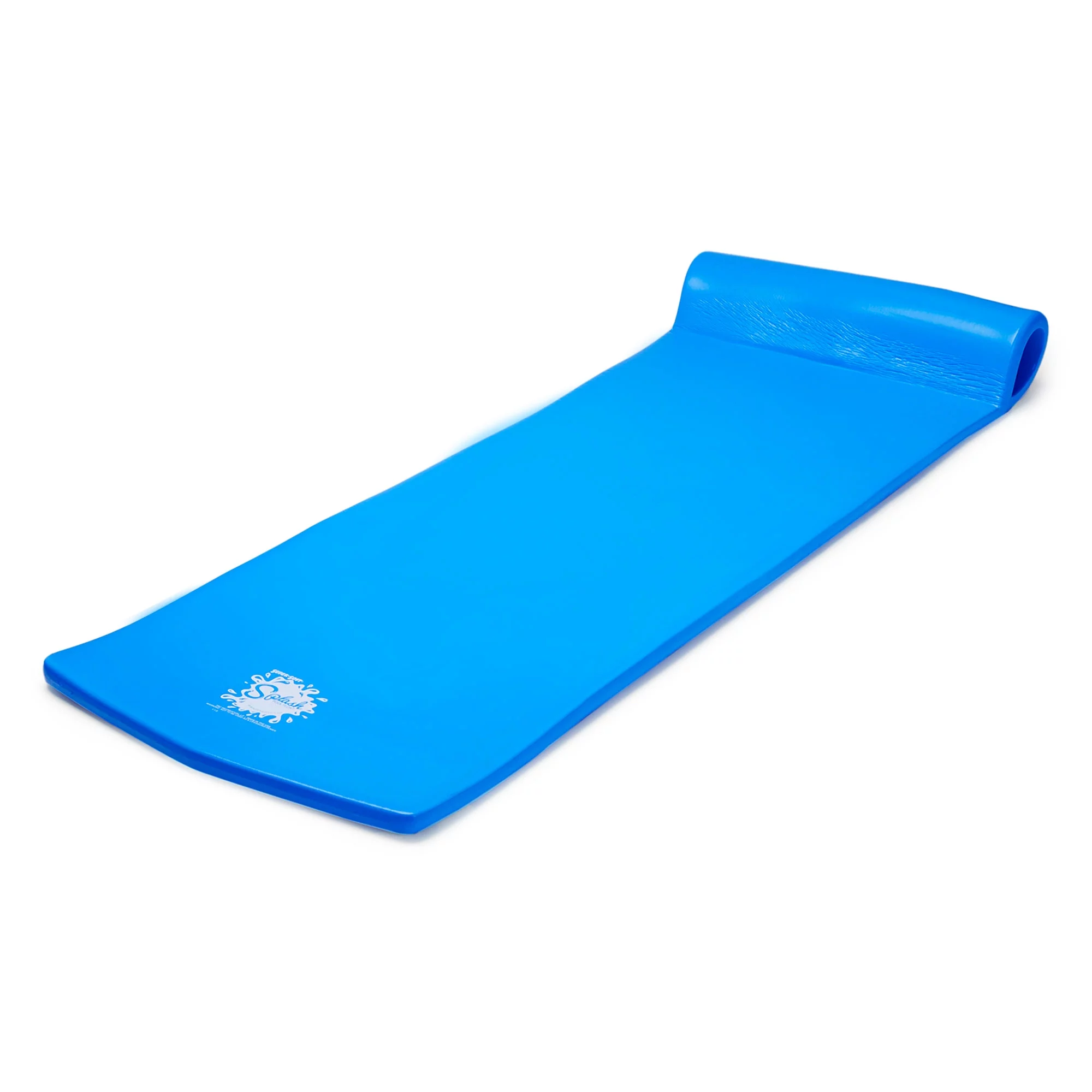 TRC Recreation Splash 1.25″ Thick Foam Pool Float Mat, Bahama Blue