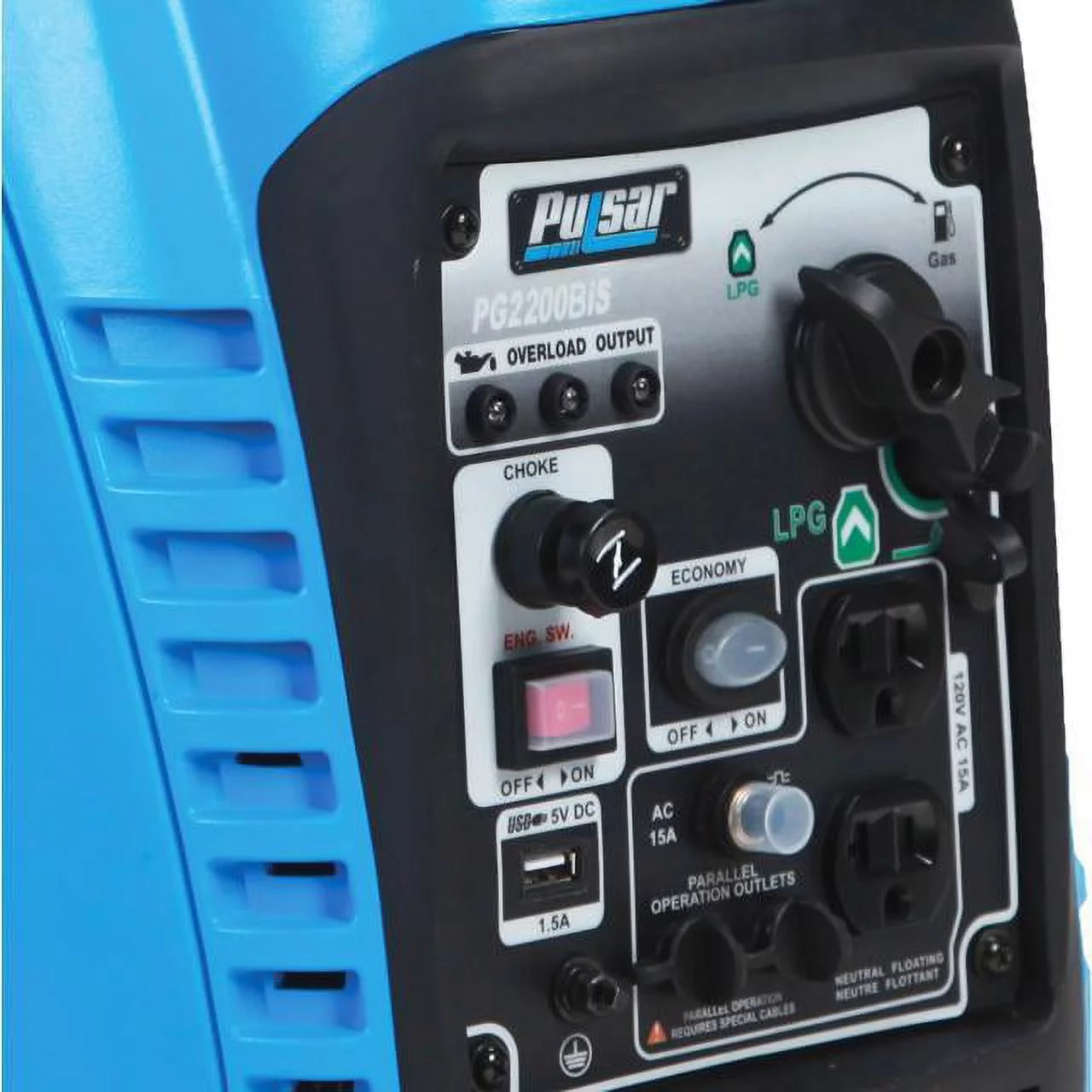 Pulsar  2200W Portable Dual Fuel Quiet Inverter Generator