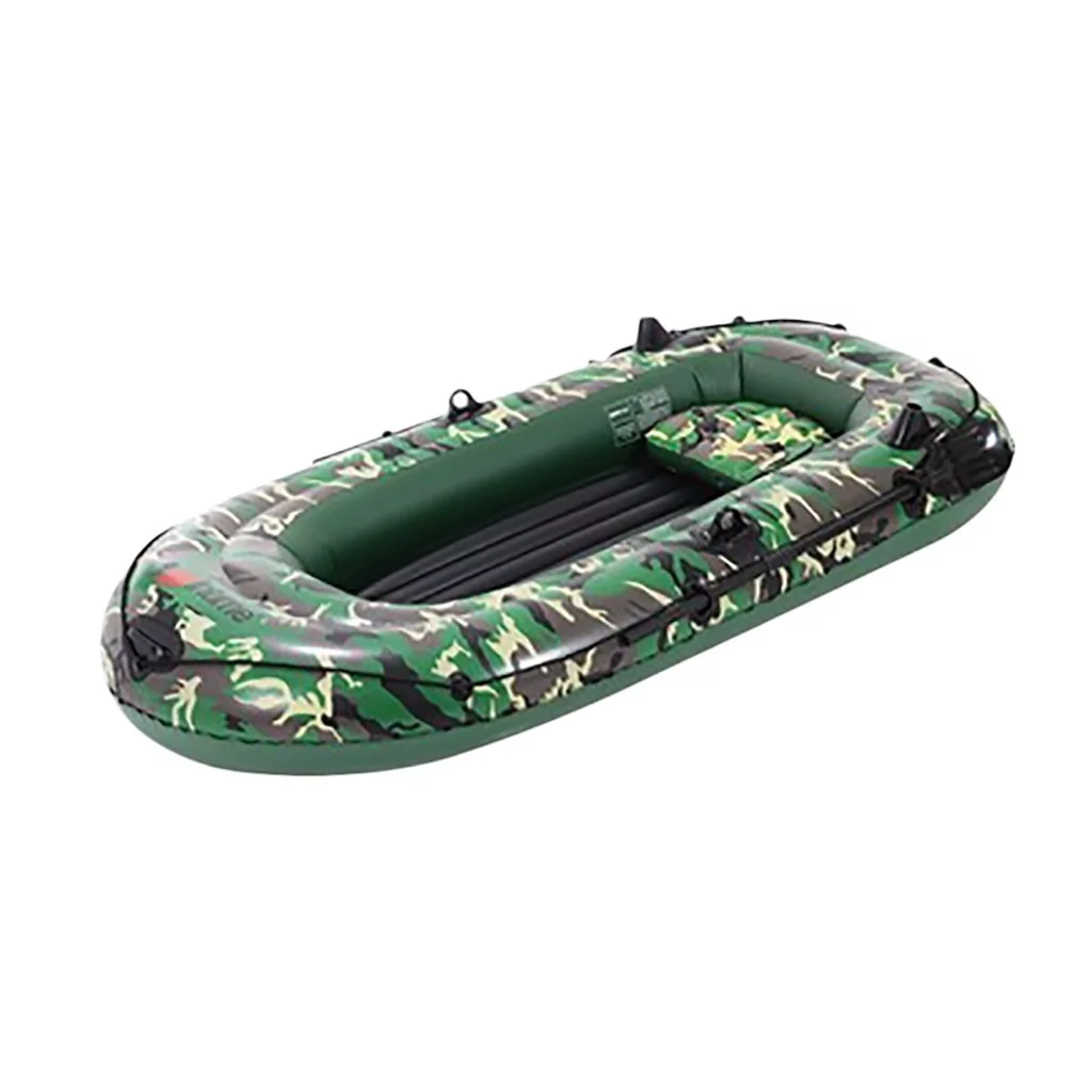 EQWLJWE Camouflage 4-Person 10FT Inflatable Dinghy Boats Fishing Rafting Water Sport Swimming Supplies Holiday Clearance