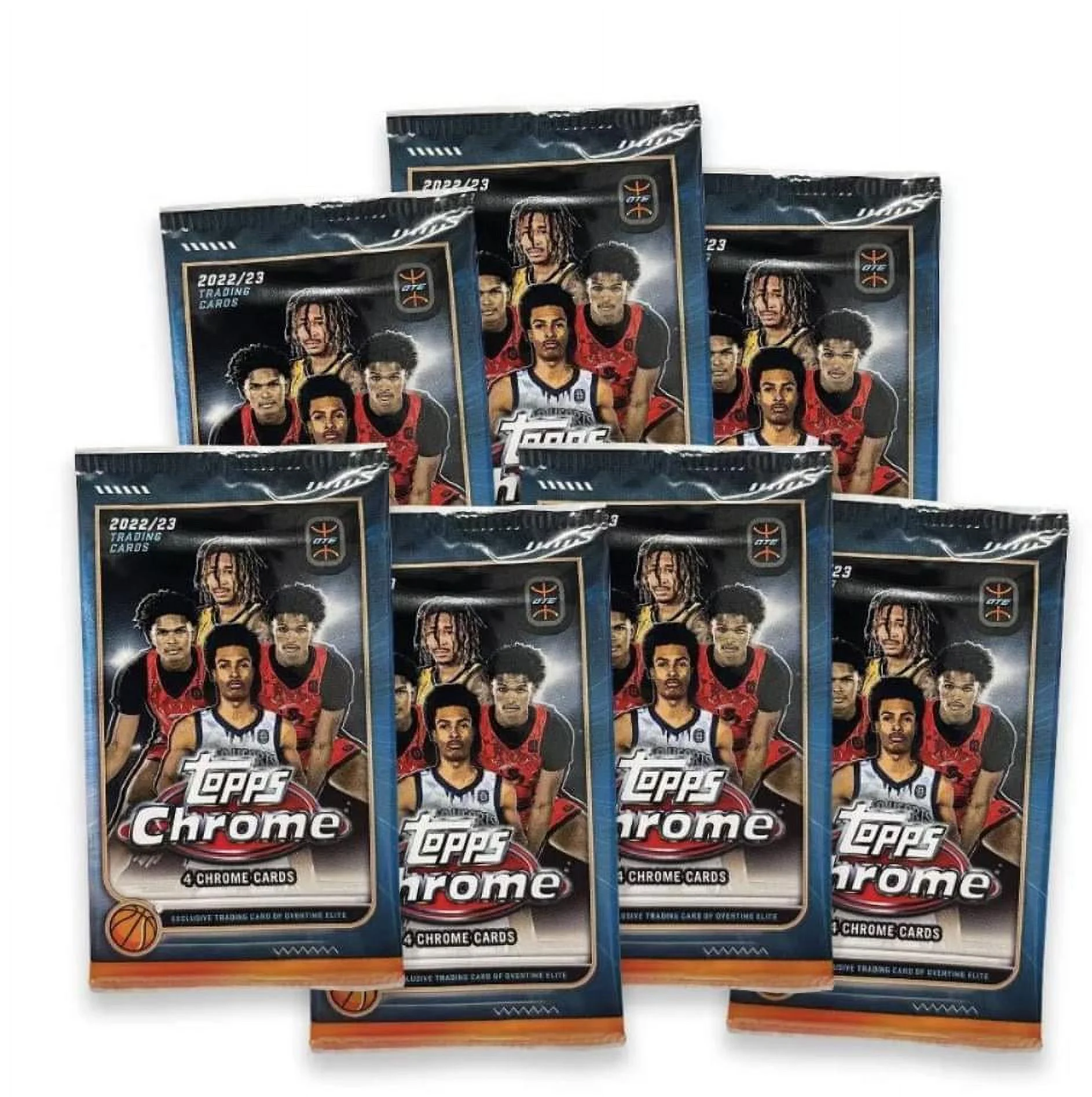 2022-23 Topps Chrome Overtime Elite Basketball Factory Sealed Value Box