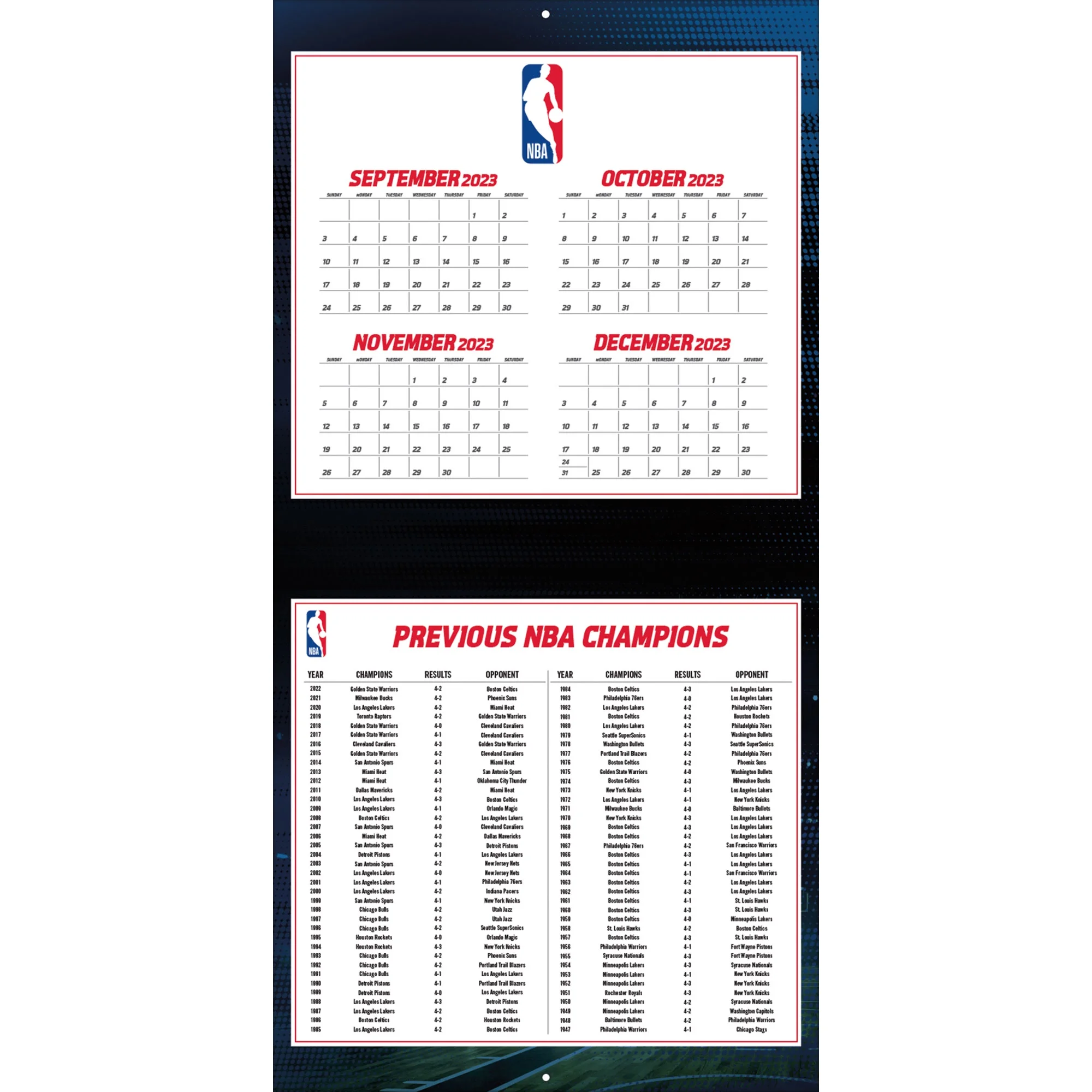 NBA Elite 2024 12×12 Wall Calendar (Other)