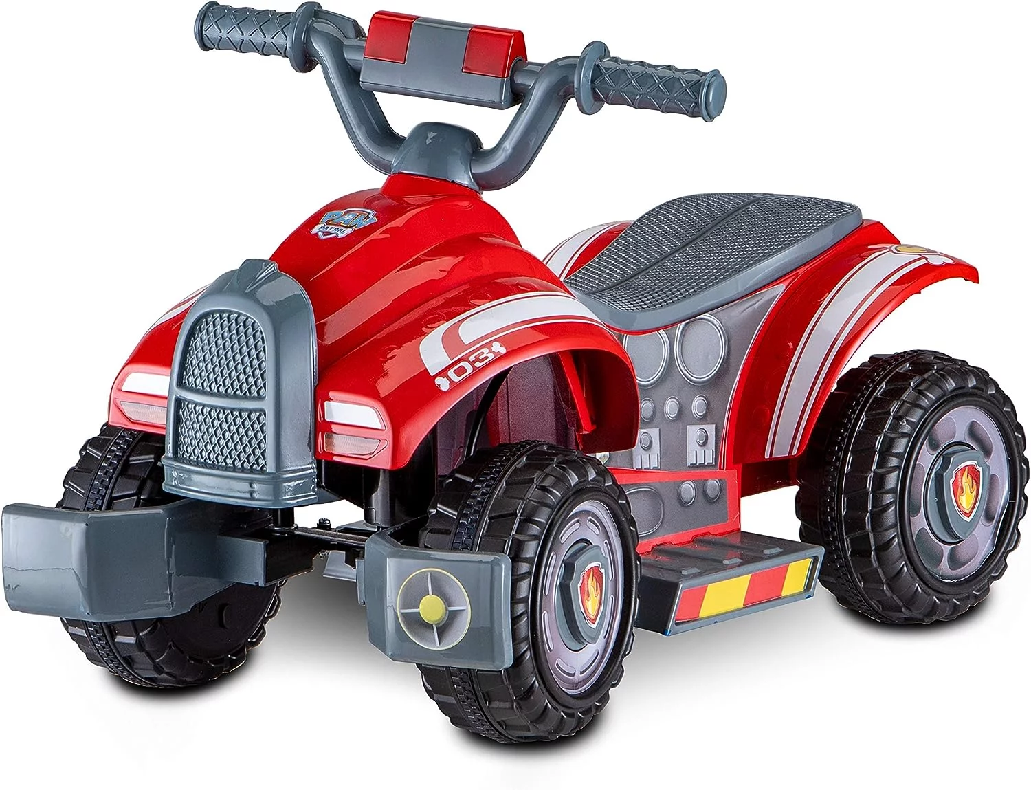 Kid Trax Nickelodeon’s Paw Patrol Marshall Toddler 6 Volts Quad Electric Ride-on Toy, 18-30 Months