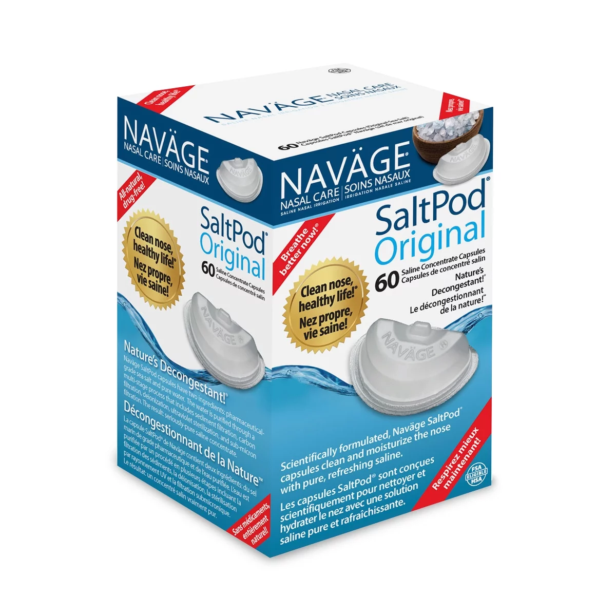 Navage SaltPod 60-Pack (60 SaltPods)