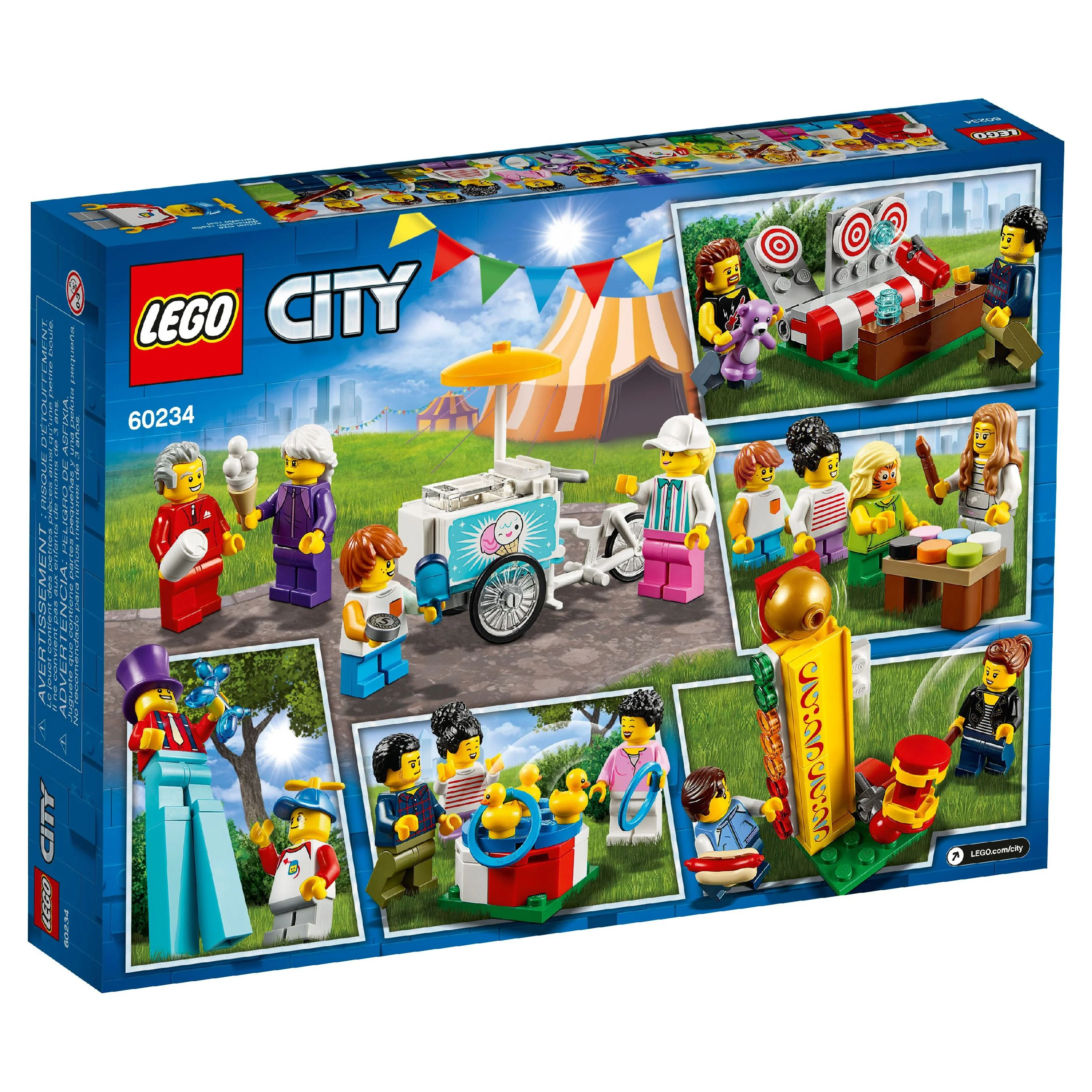 LEGO City People Pack – Fun Fair 60234 Toy Fair Building Set (183 Pieces)