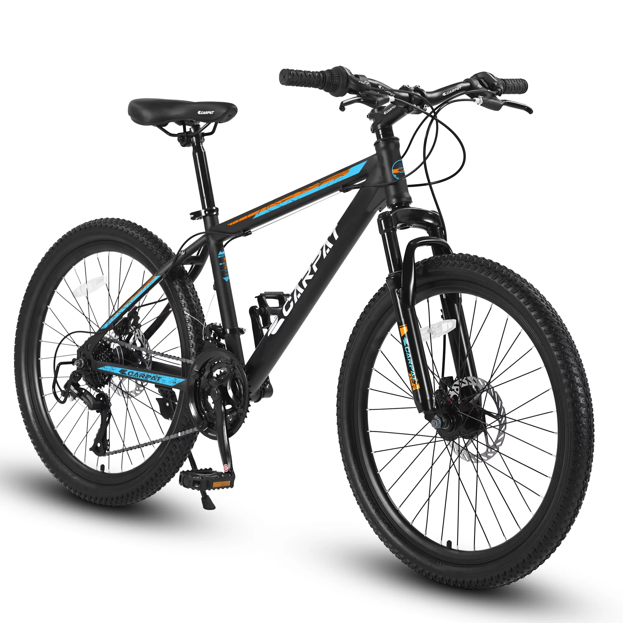 CIYOYO 26″ Mountain Bike, 21 Speeds with Mechanical Disc Brakes, Bicycle for Adult