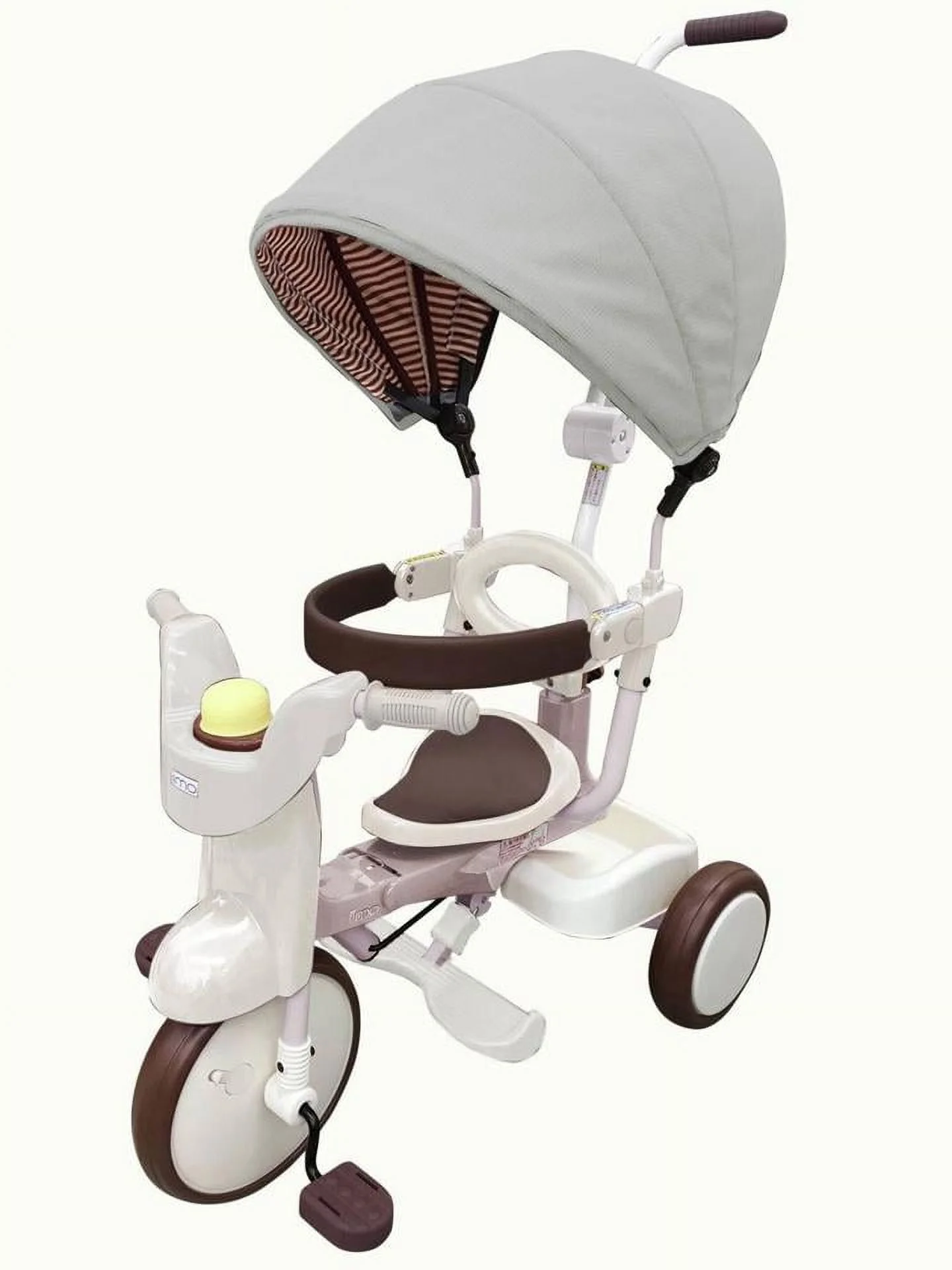 iimo 3-in-1 Foldable Tricycle with Canopy (Gentle White)