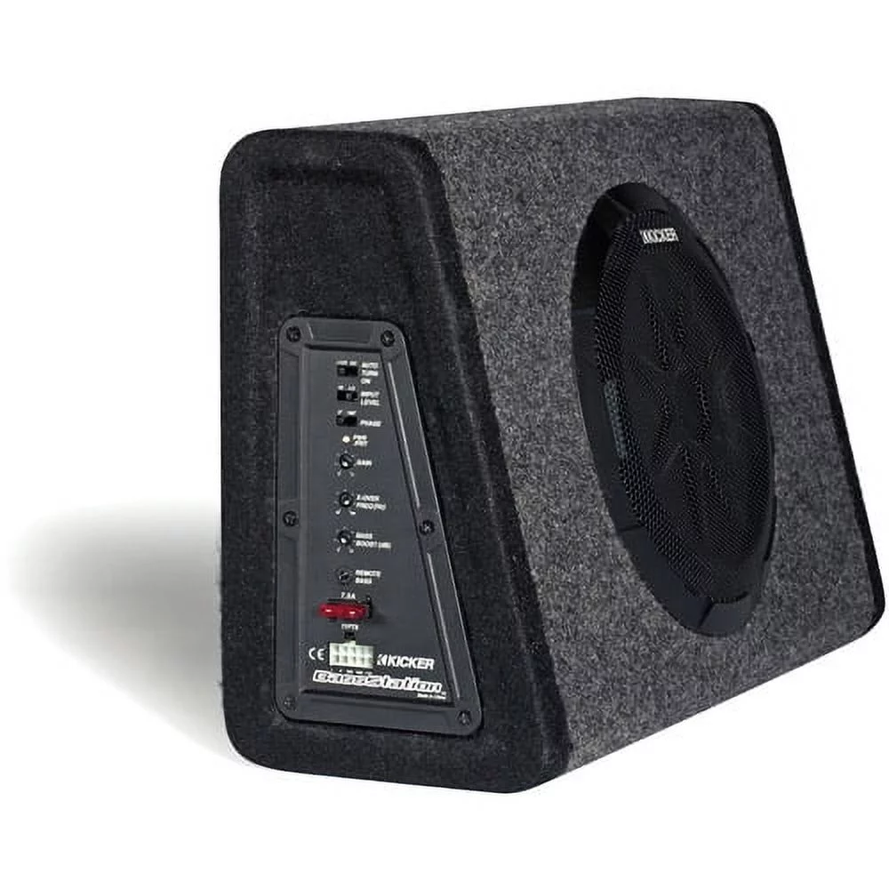 New Kicker PT250 10″ Subwoofer with Built-in 100W Amplifier