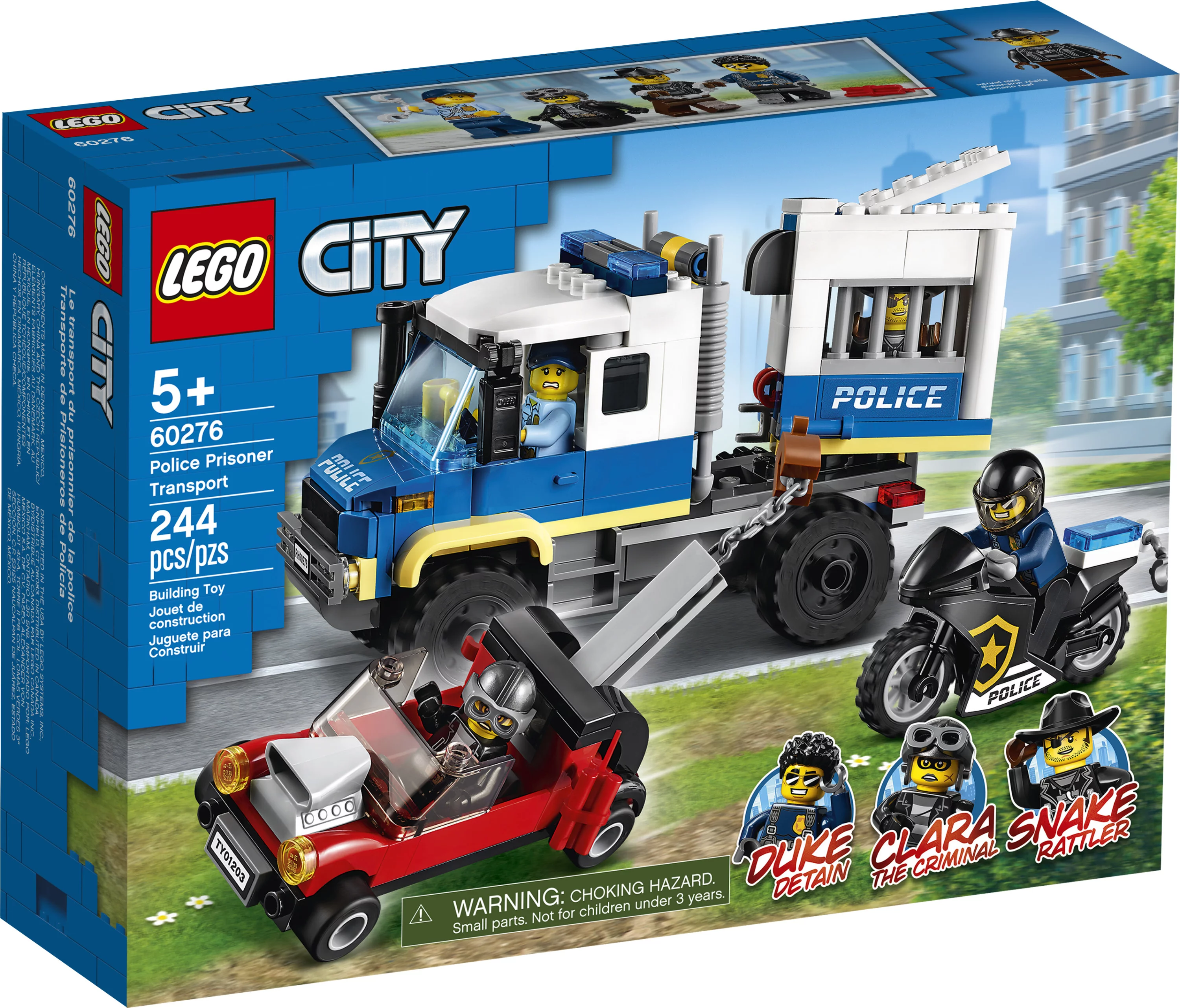 LEGO Police Prisoner Transport 60276 Building Set (244 Pieces)