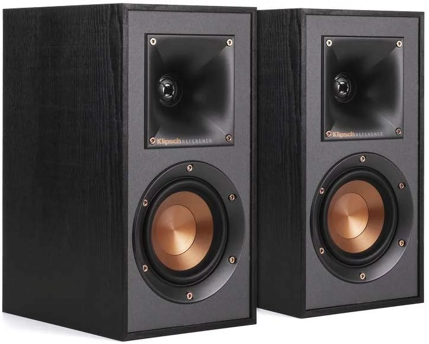 Klipsch R-41M Reference 4″ 50W Bookshelf Speakers – Pair (Black Wood Vinyl)