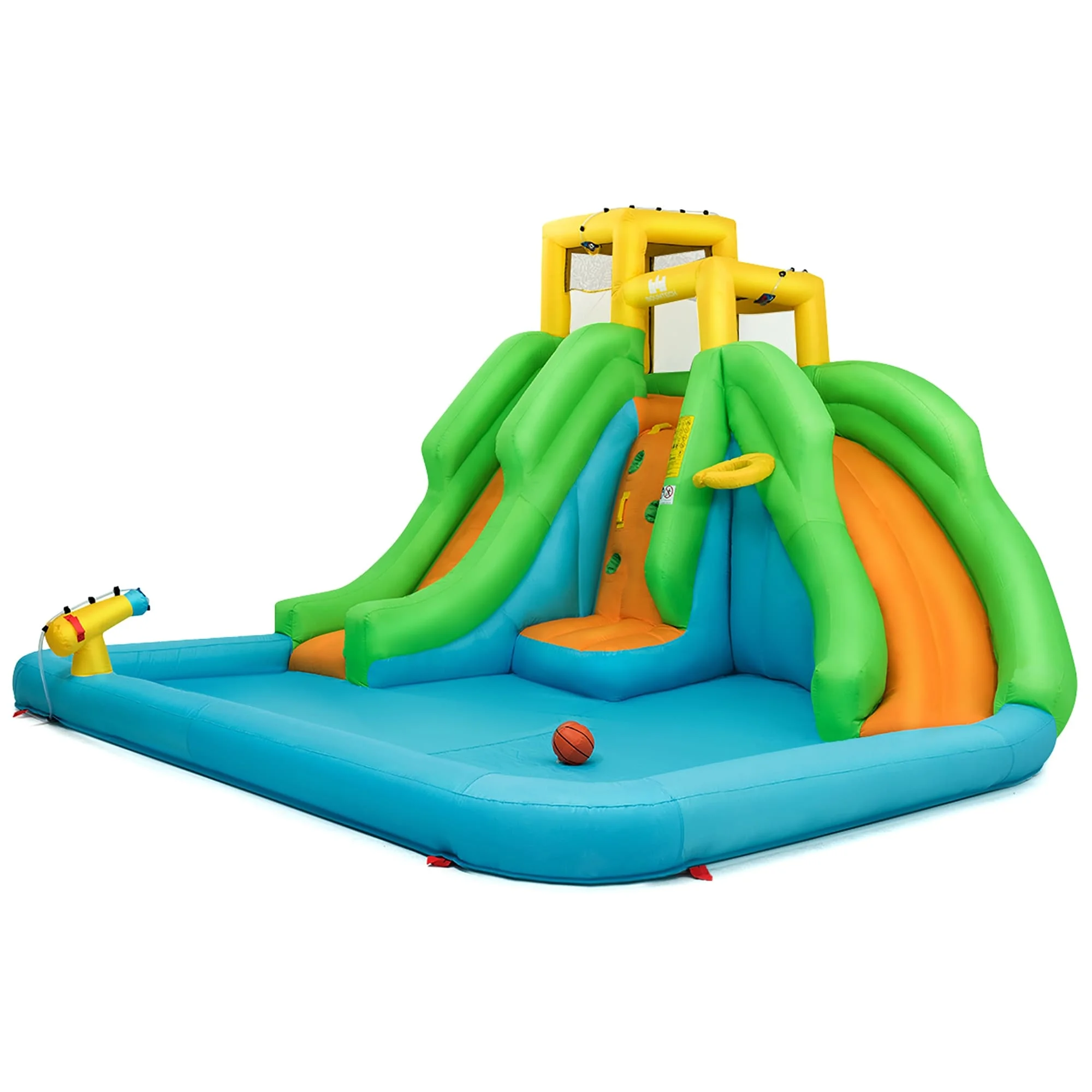 6 in 1 Inflatable Water Slide Indoor Outdoor Inflatable Water Park