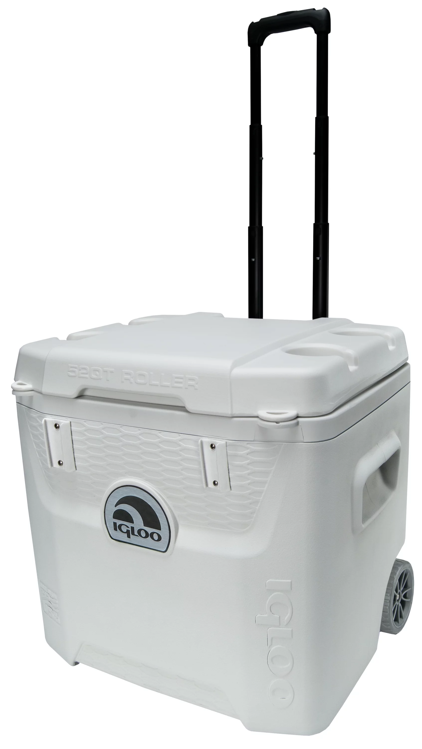 Igloo 52 QT 5-Day Marine Ice Chest Cooler with Wheels, White