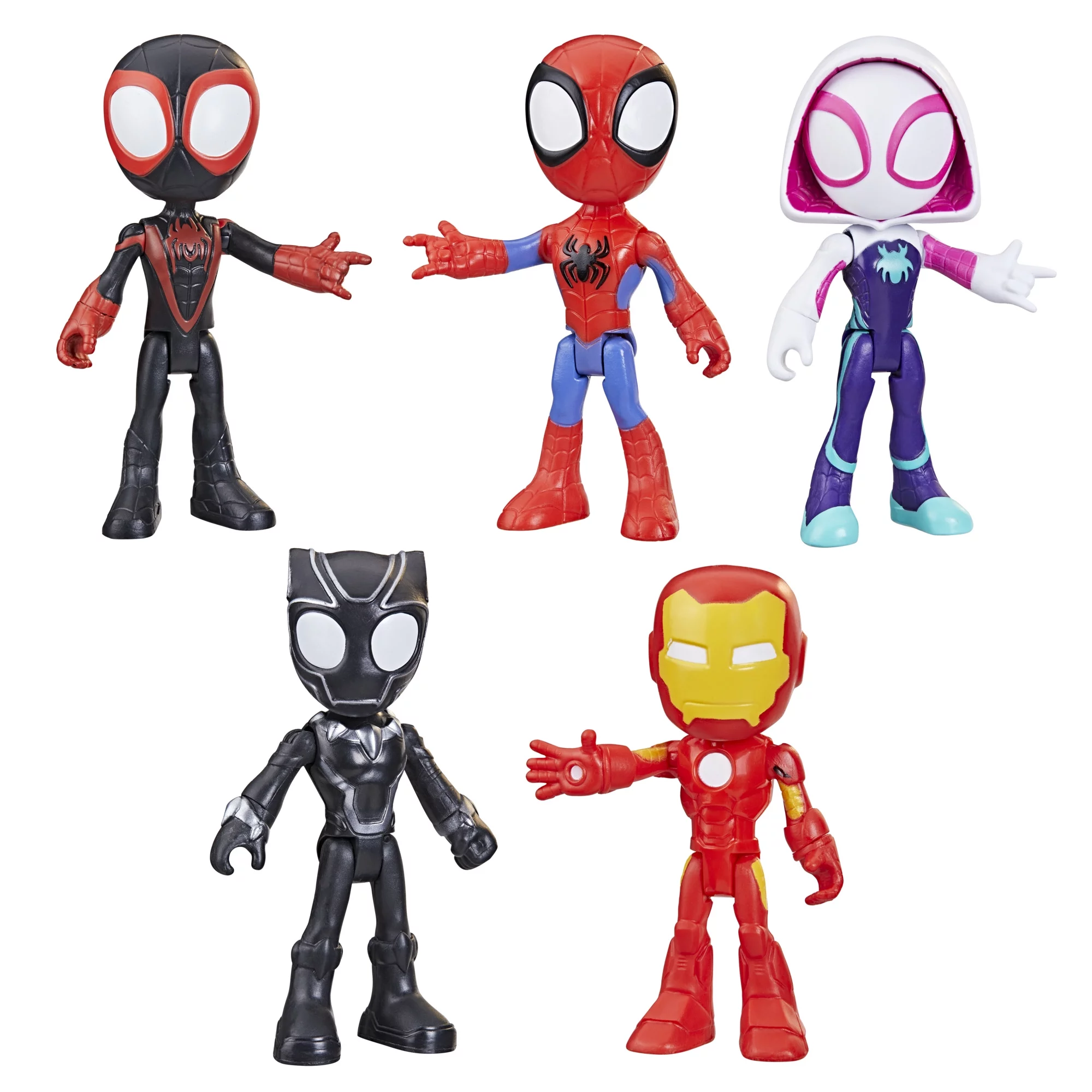 Spidey and His Amazing Friends, Action Figure Set, 5-Pack, Marvel, Toddler Toy