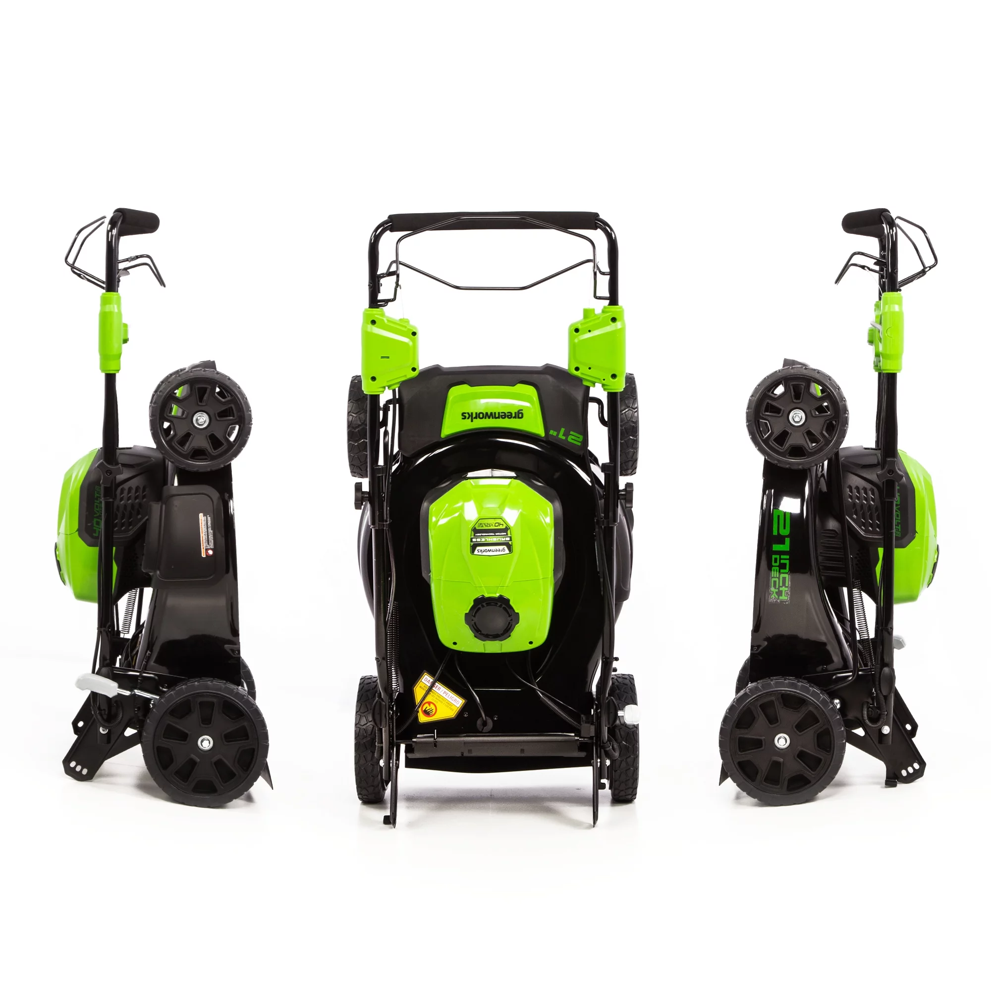 Greenworks 21″ 40V Self-Propelled Lawn Mower with 5.0 Ah Battery & Charger 2516402