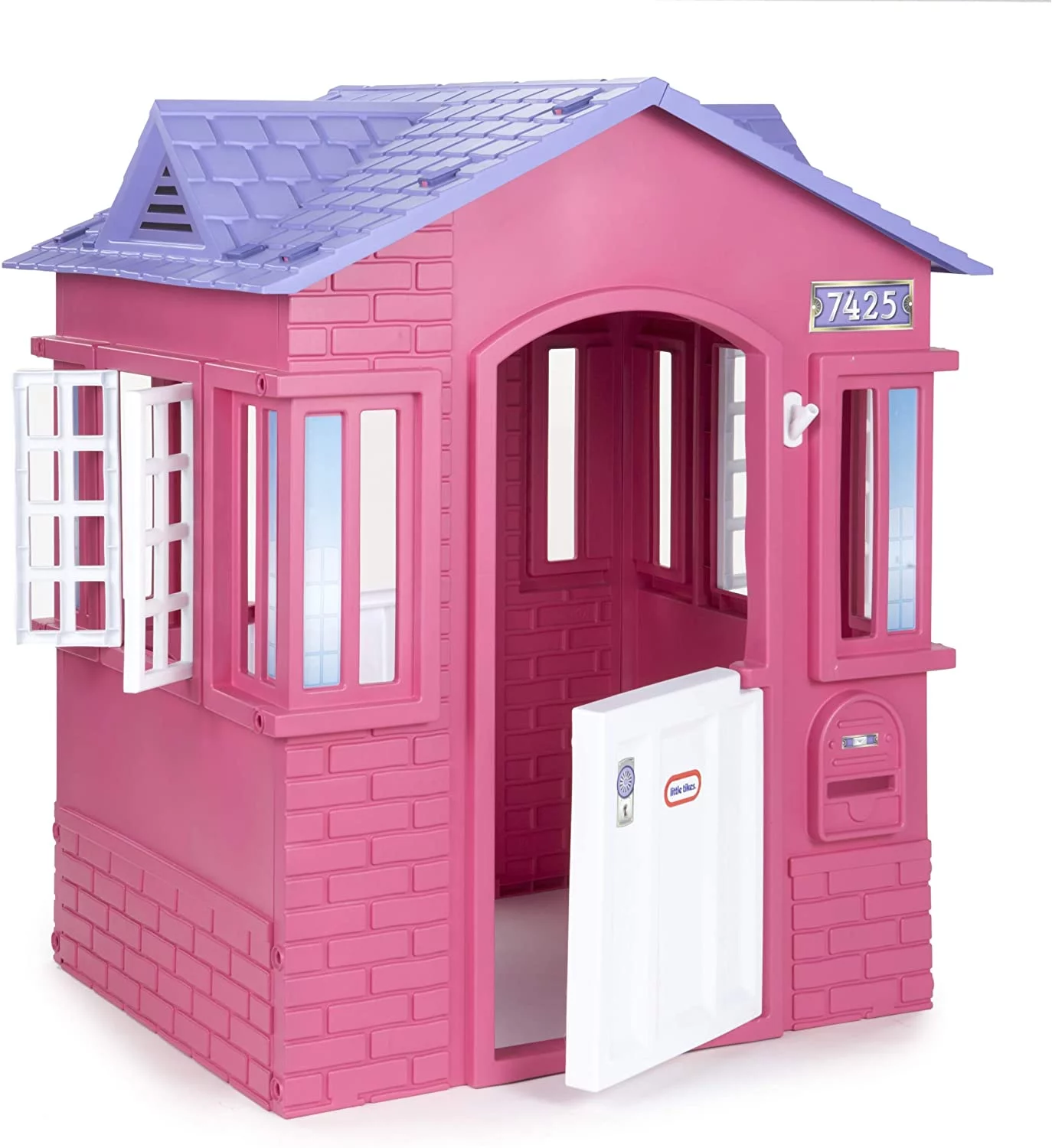 Little Tikes Cape Cottage House, Pink – Pretend Playhouse for Girls Boys Kids 2-8 Years Old