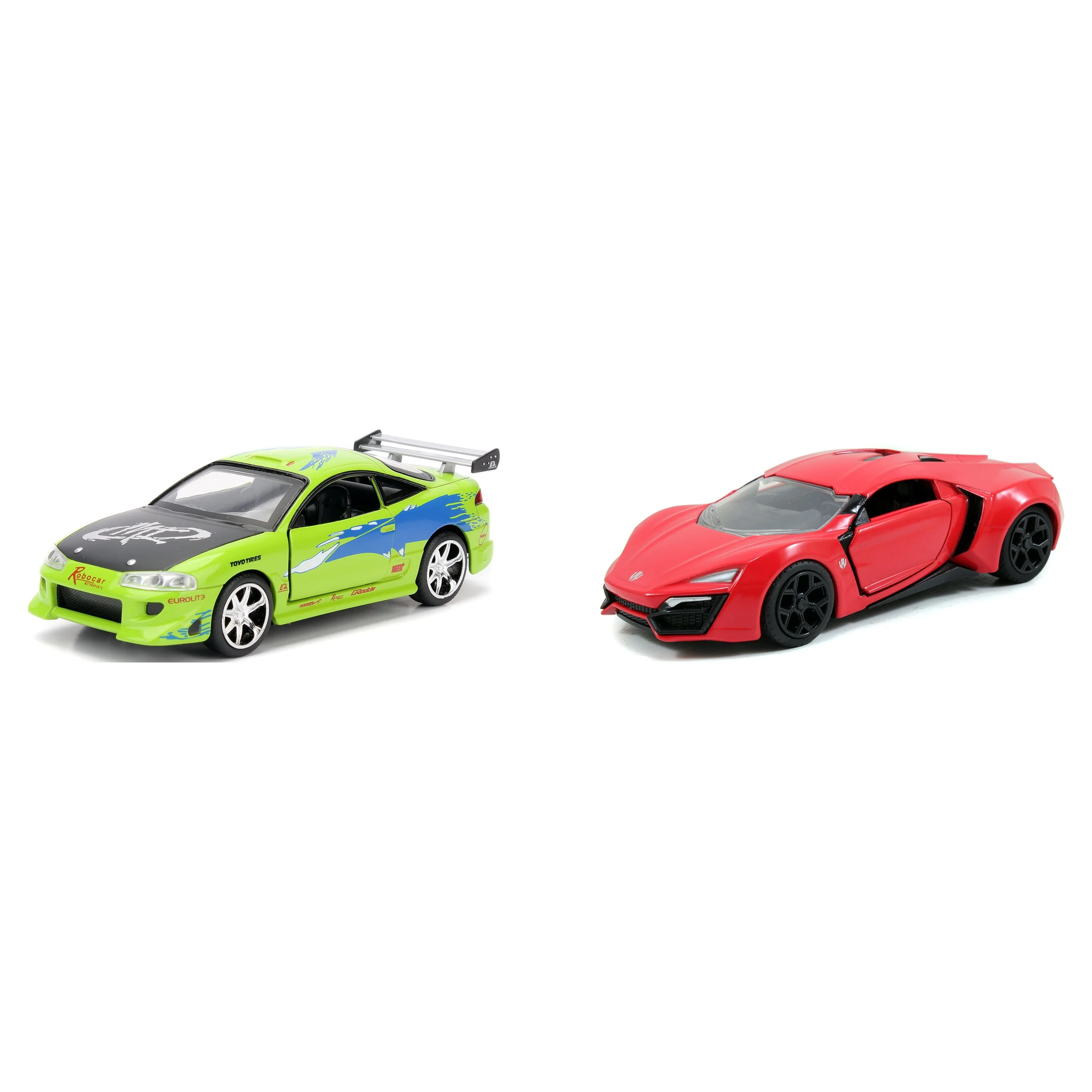 Fast & Furious 1:32 Die-Cast Cars Assortment Play Vehicles, Multi-color