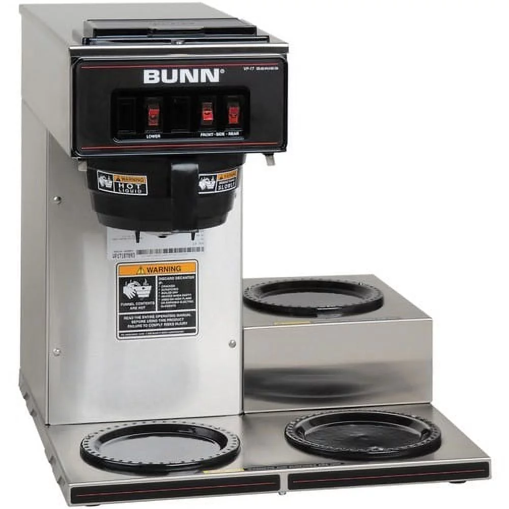 BUNN 12-Cup Pourover Coffee Brewer 12 Cup(s) – Multi-serve – Stainless Steel