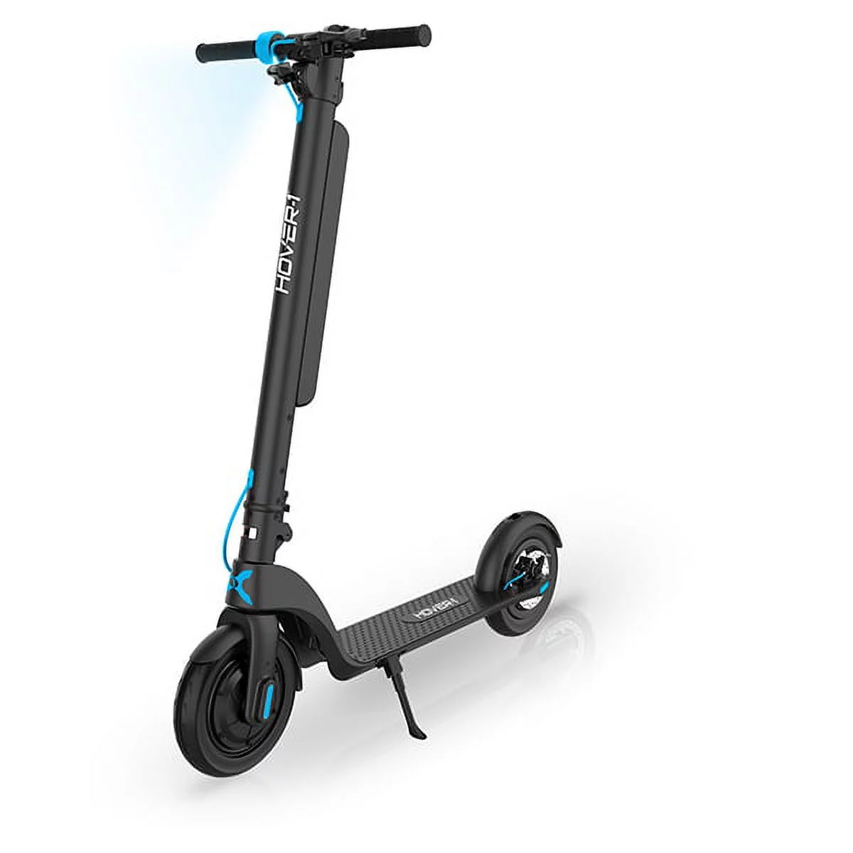 Hover-1 Blackhawk Electric Scooter with LED Headlights, 15 MPH Max Speed, 264 lbs Max Weight, 28 Miles Max Distance, Black, UL 2272 Certified