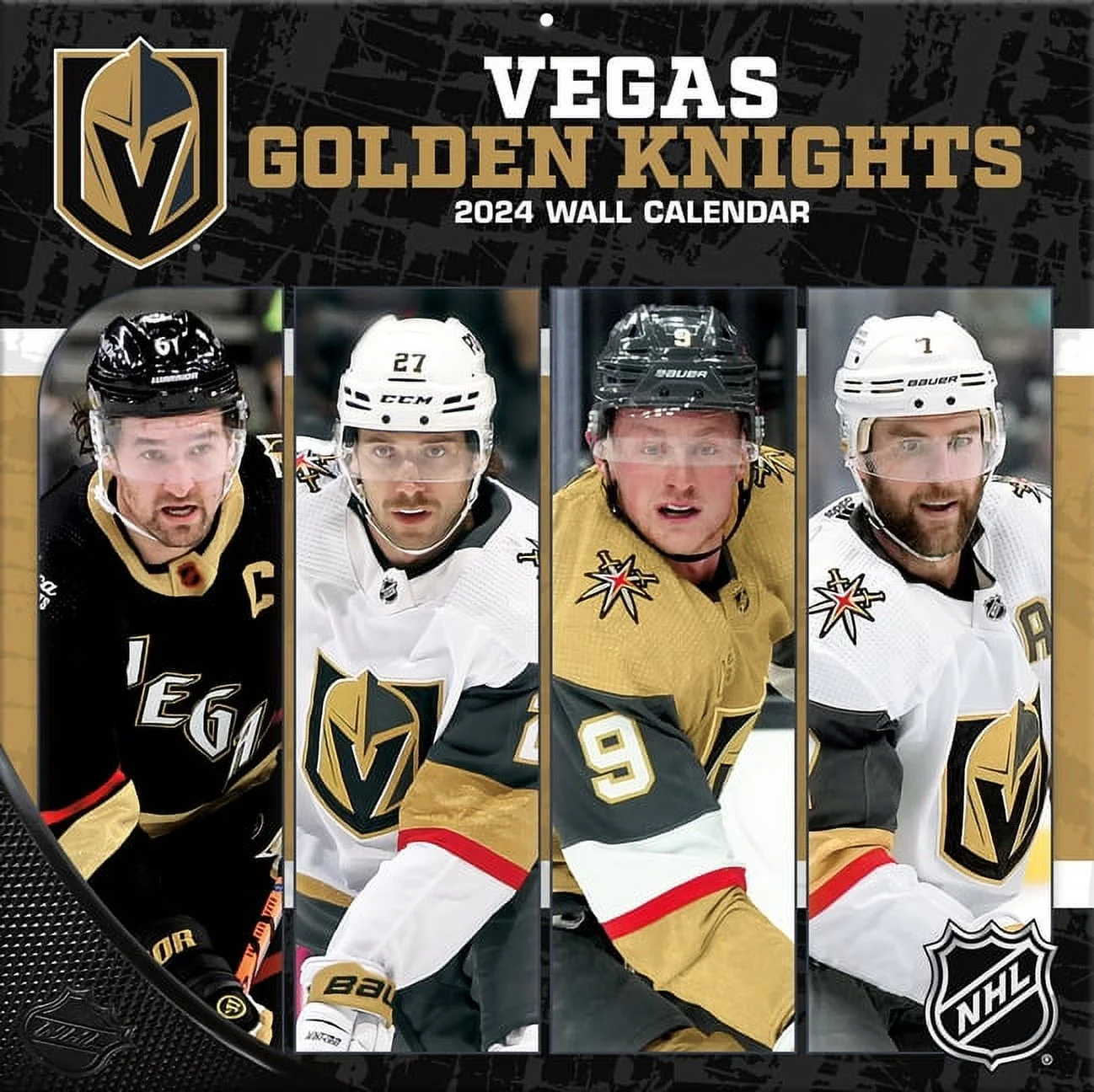 Vegas Golden Knights 2024 12×12 Team Wall Calendar (Other)