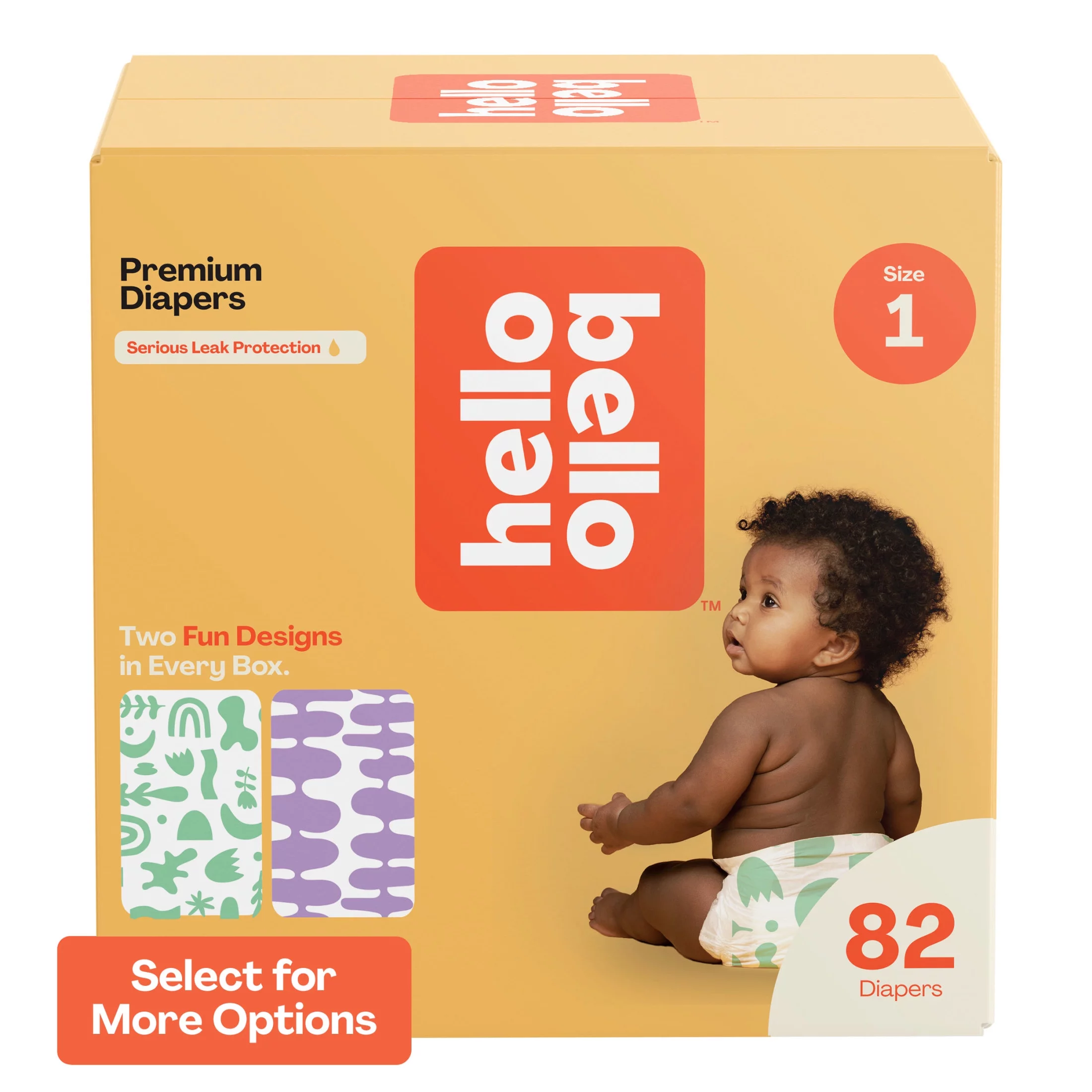 Hello Bello Premium Baby Diapers, Infant Size 1, 82 Count (Select for More Options)