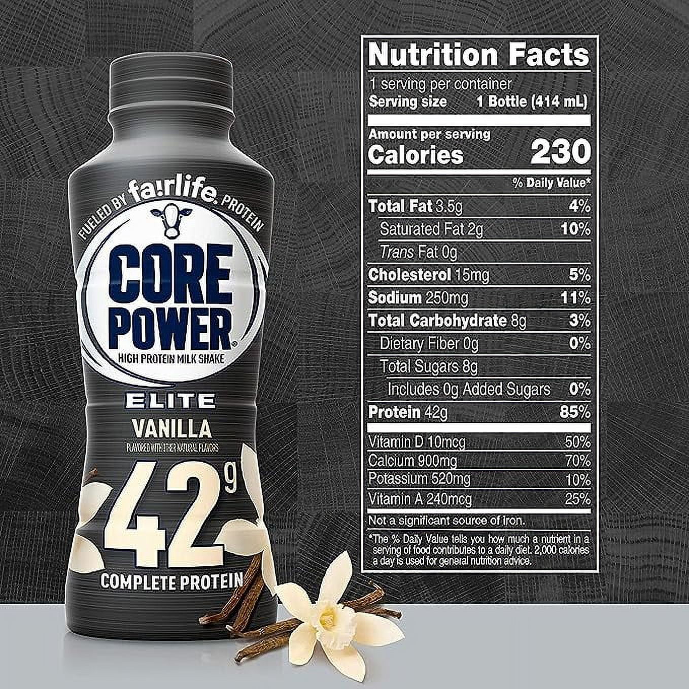 Fairlife Core Power Elite 42g High Protein Milk Shakes Variety Pack 6 count