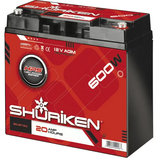 Shuriken SK-BT20 Compact Size AGM 12V Battery