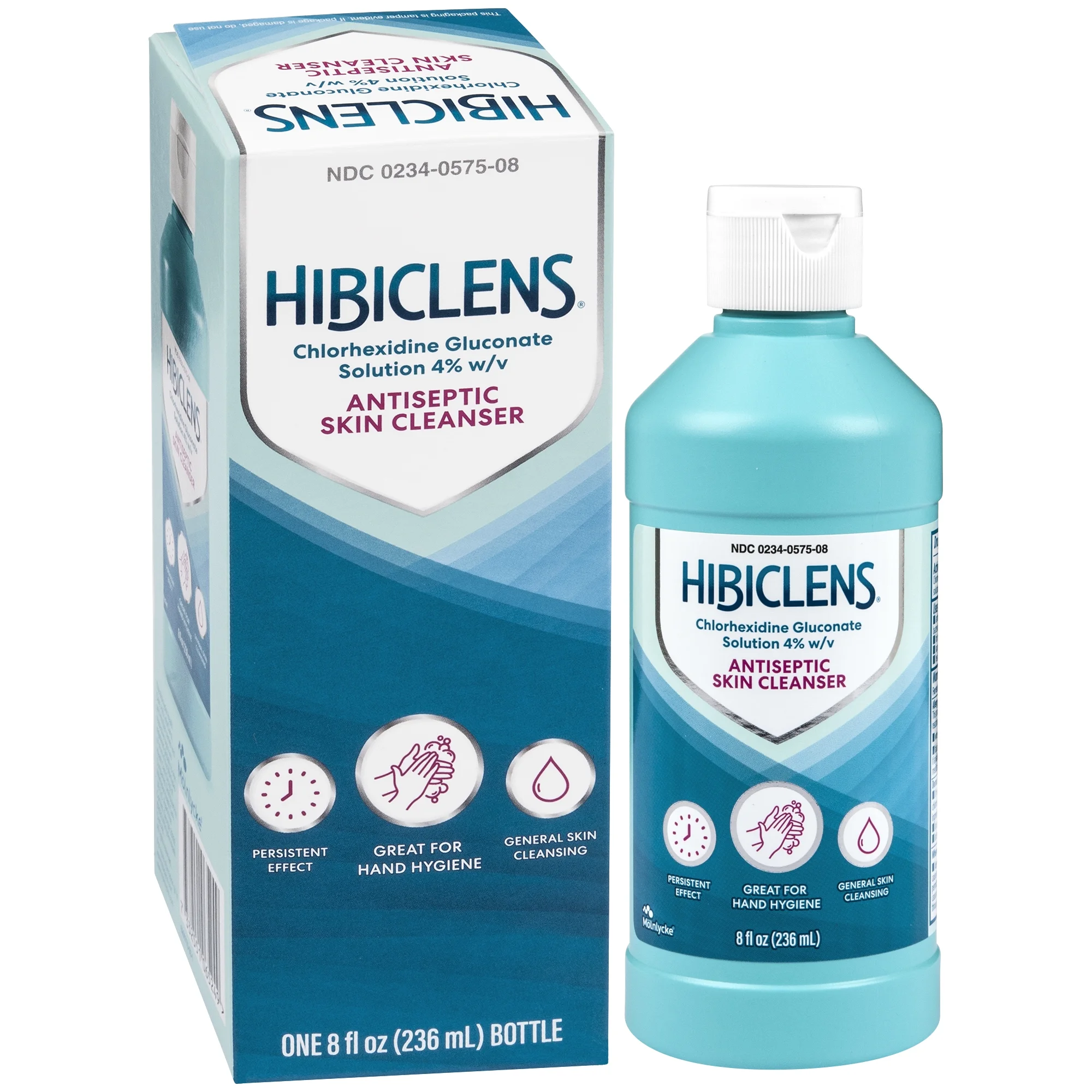 Hibiclens Antimicrobial Liquid Antiseptic Soap and Skin Cleanser, 8oz