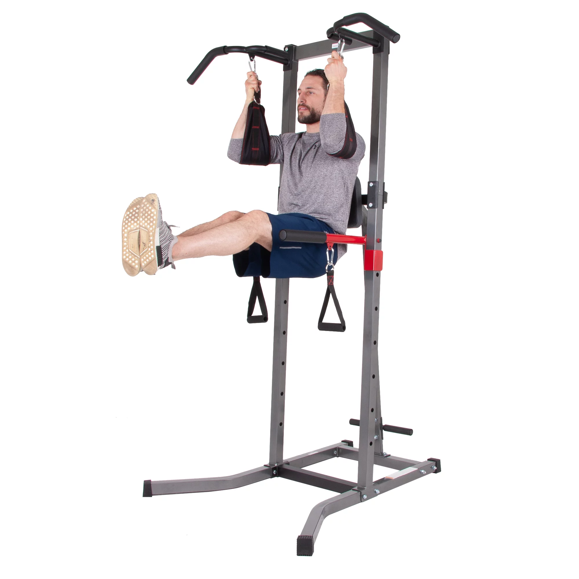 Body Champ VKR2078 5-in-1 Power Tower and Dip Station, Home Gym Equipment