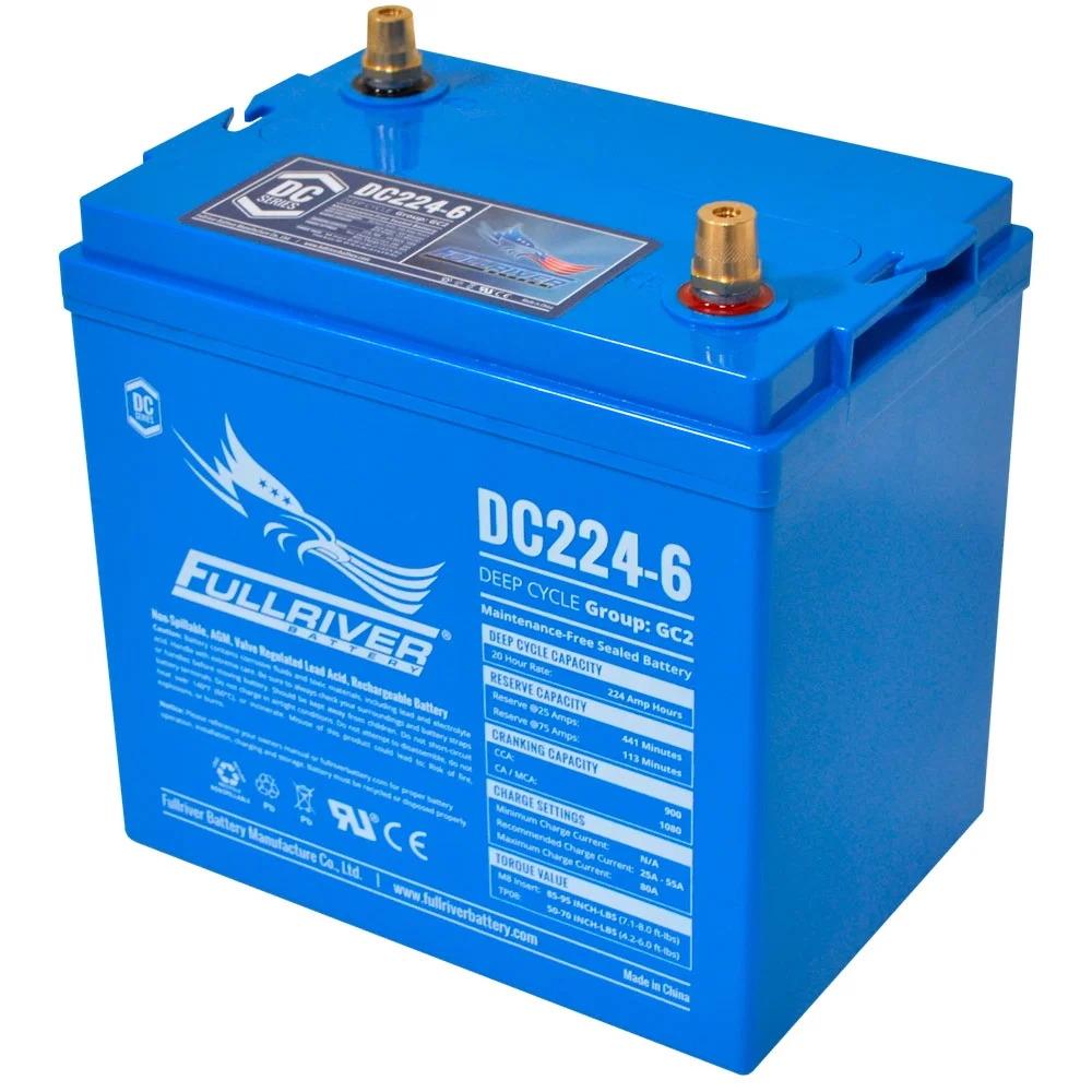 Full Throttle DC224-6 Group GC2 AGM Battery