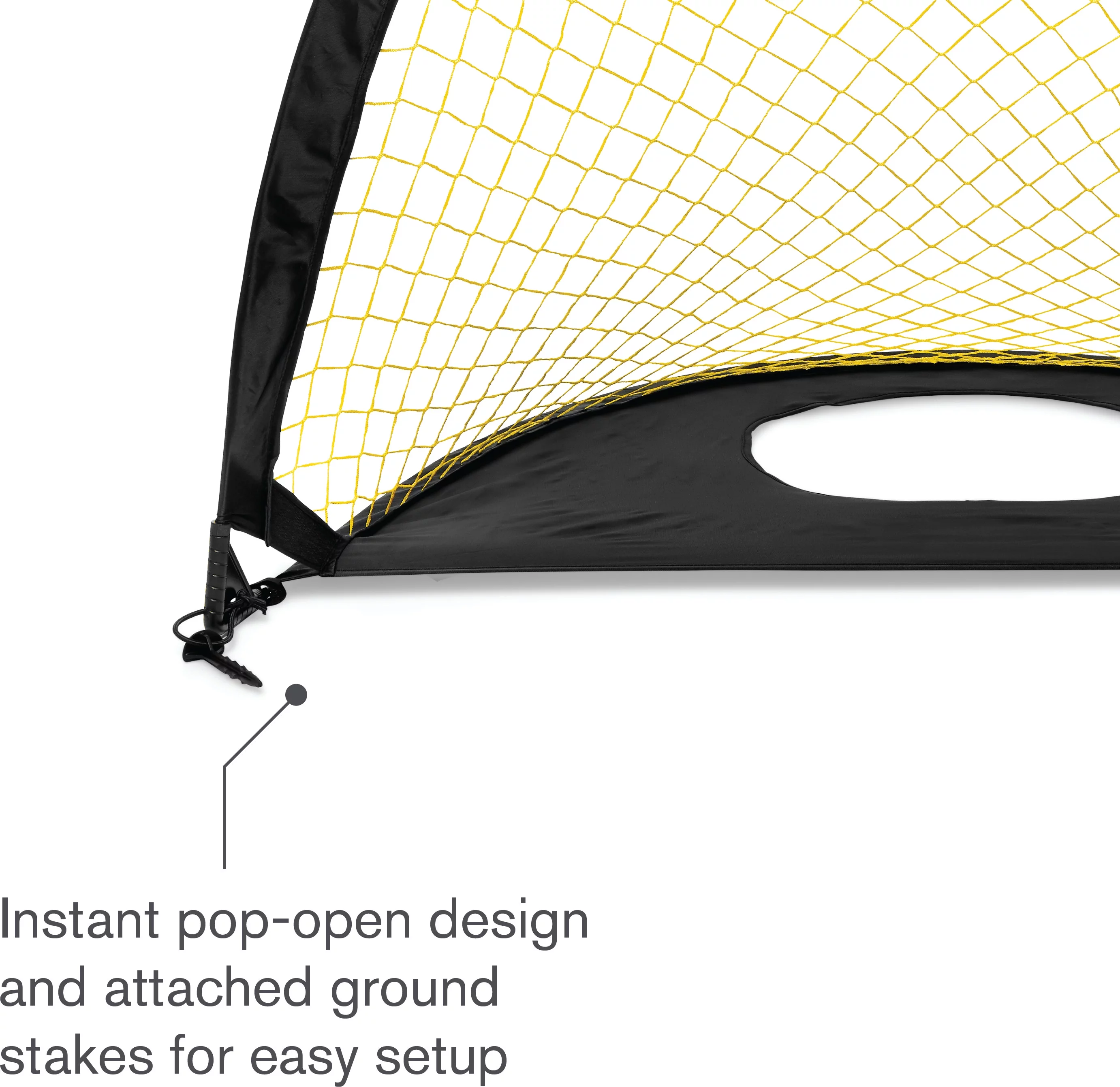 SKLZ Precision Two-Sided Pop-up Soccer Goal and Practice Target, 6’x4′