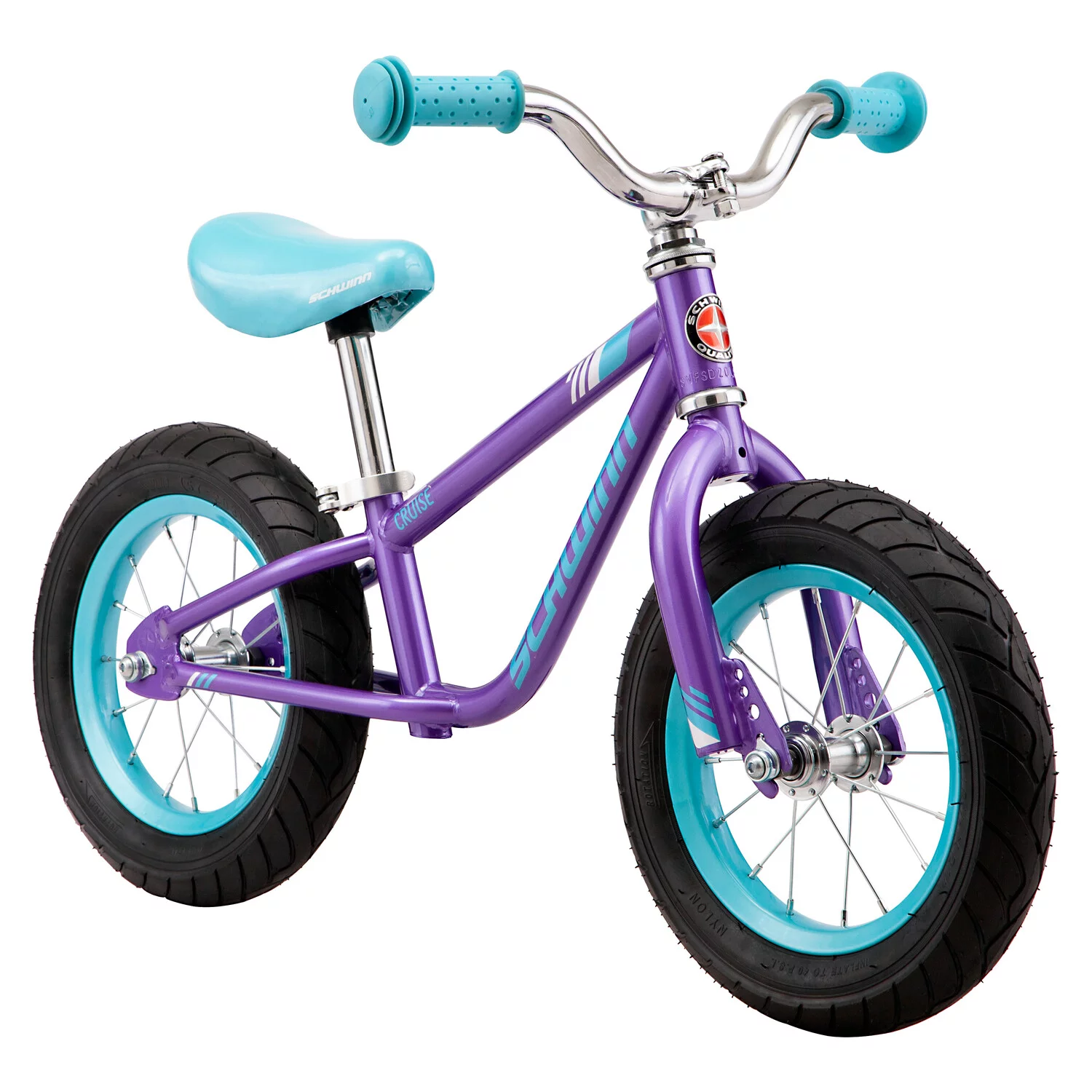 Schwinn  12 in. Girls Cruise Balance Bike, Light Purple