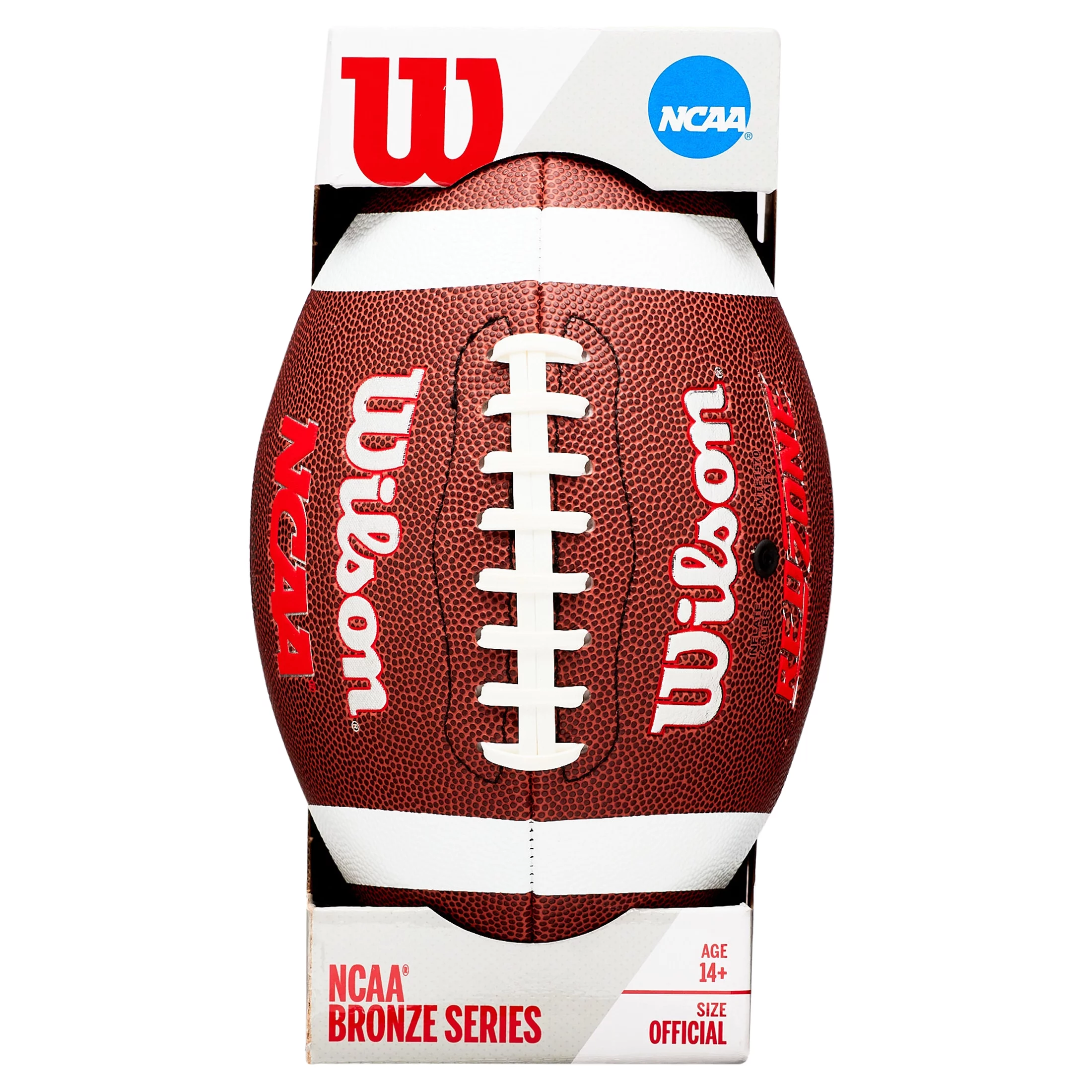 Wilson NCAA Red Zone Composite Football, Official Size (Ages 14 and up)