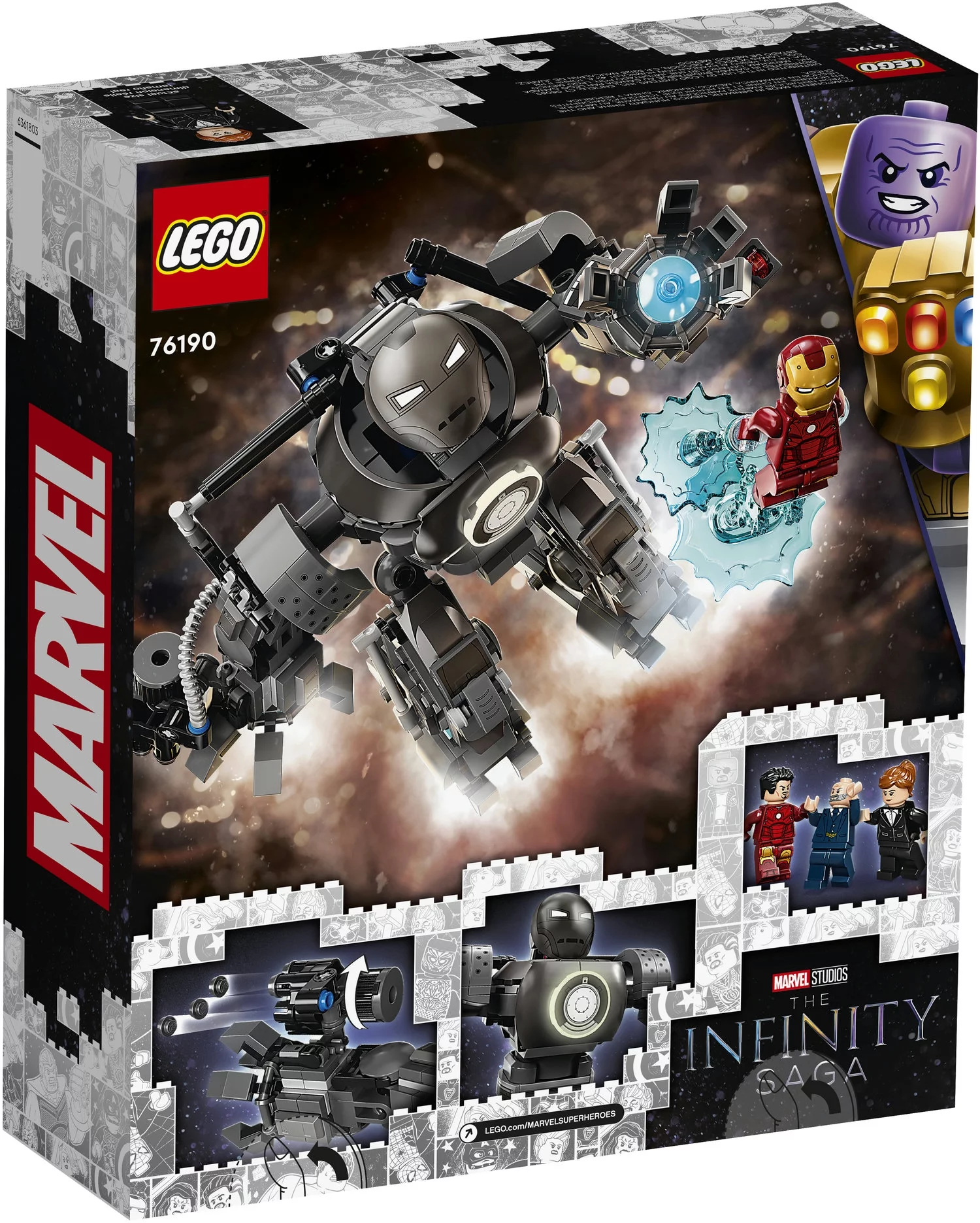 LEGO Marvel Iron Man: Iron Monger Mayhem 76190 Collectible Building Toy (479 Pieces)