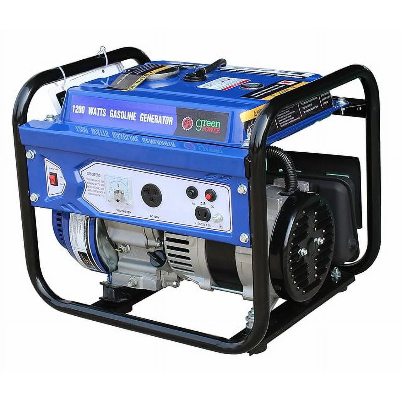 Gasoline Powered Portable Consumer Select Series Recoil Start Generator-Engine Power:1500 Watts of starting power and 1200 Watts of running power – with 99cc 3HP OHV Engine