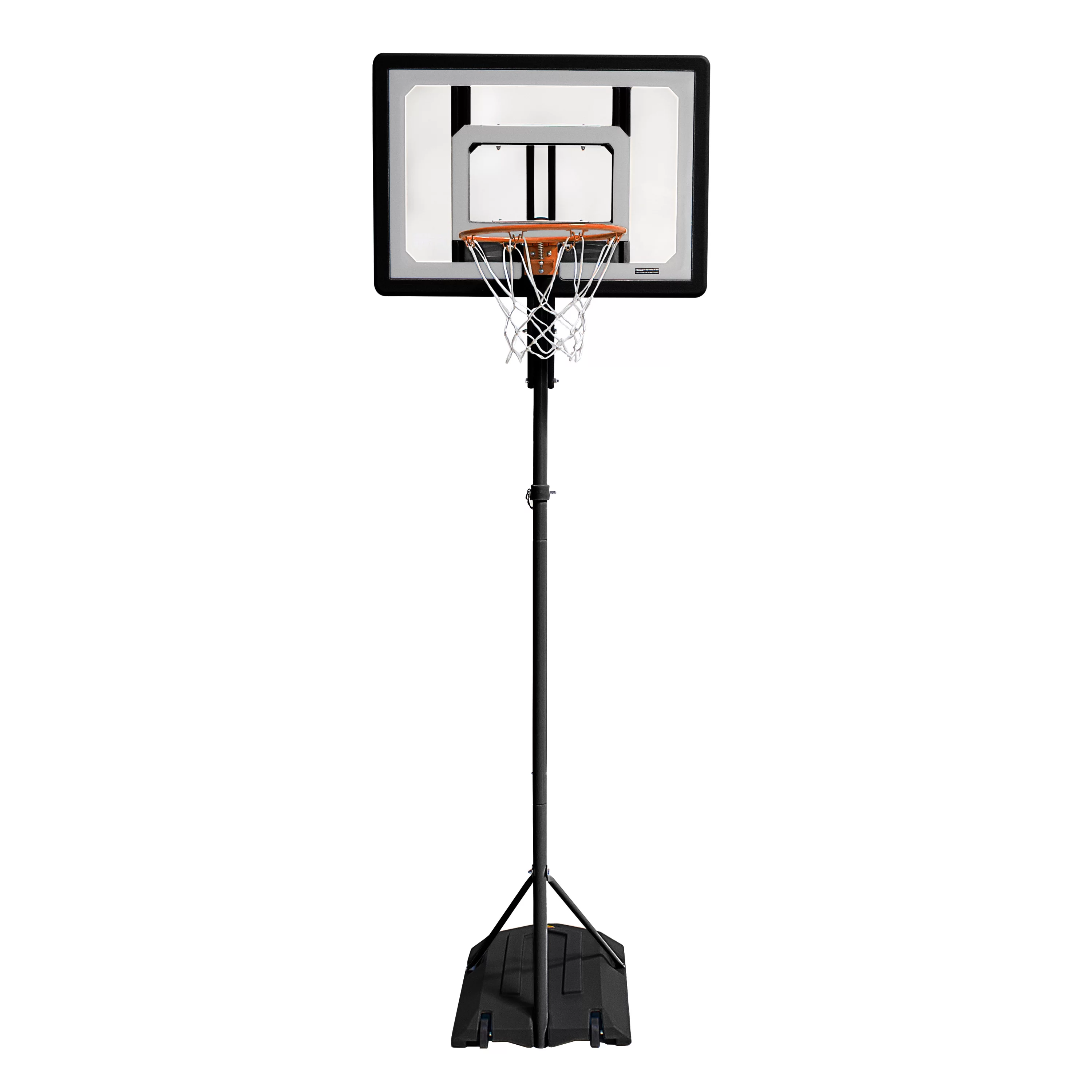 SKLZ Pro Mini Portable Basketball System Hoop with Adjustable Height 3.5 to 7 Ft., Includes 7 In. Mini Ball