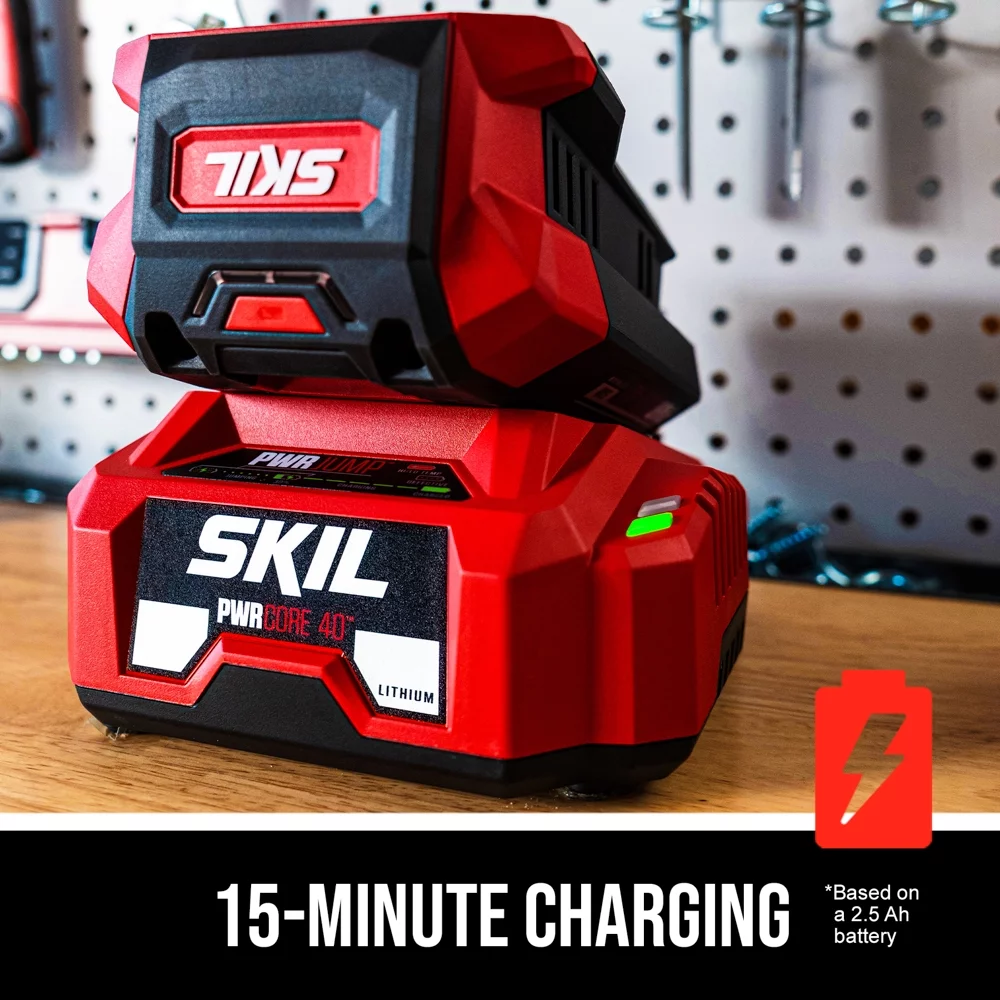 SKIL PM4910-10  Brushless 40V Push Mower Kit with 5.0Ah Battery & Charger