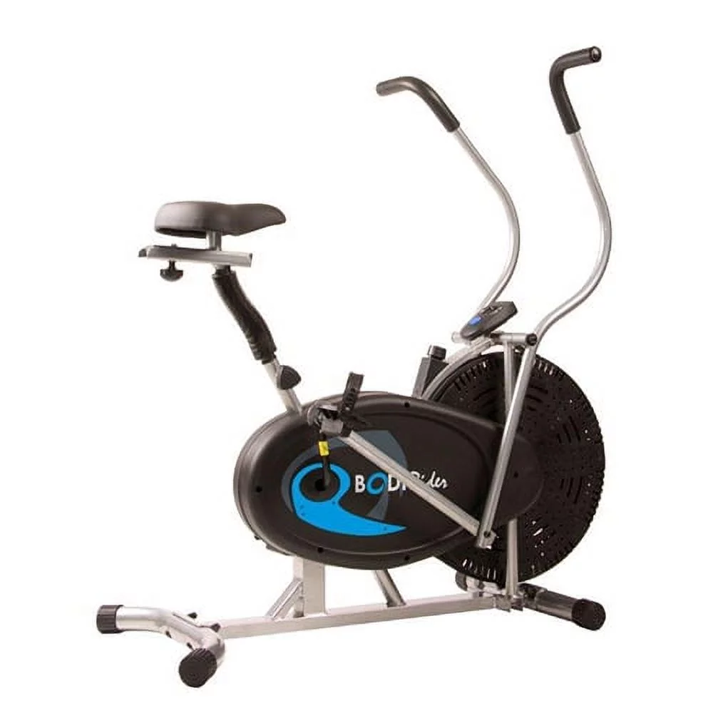 Body Rider Upright Exercise Fan Bike with Updated Softer Seat for Home Gym BRF750, Max. Weight 250 Lbs.