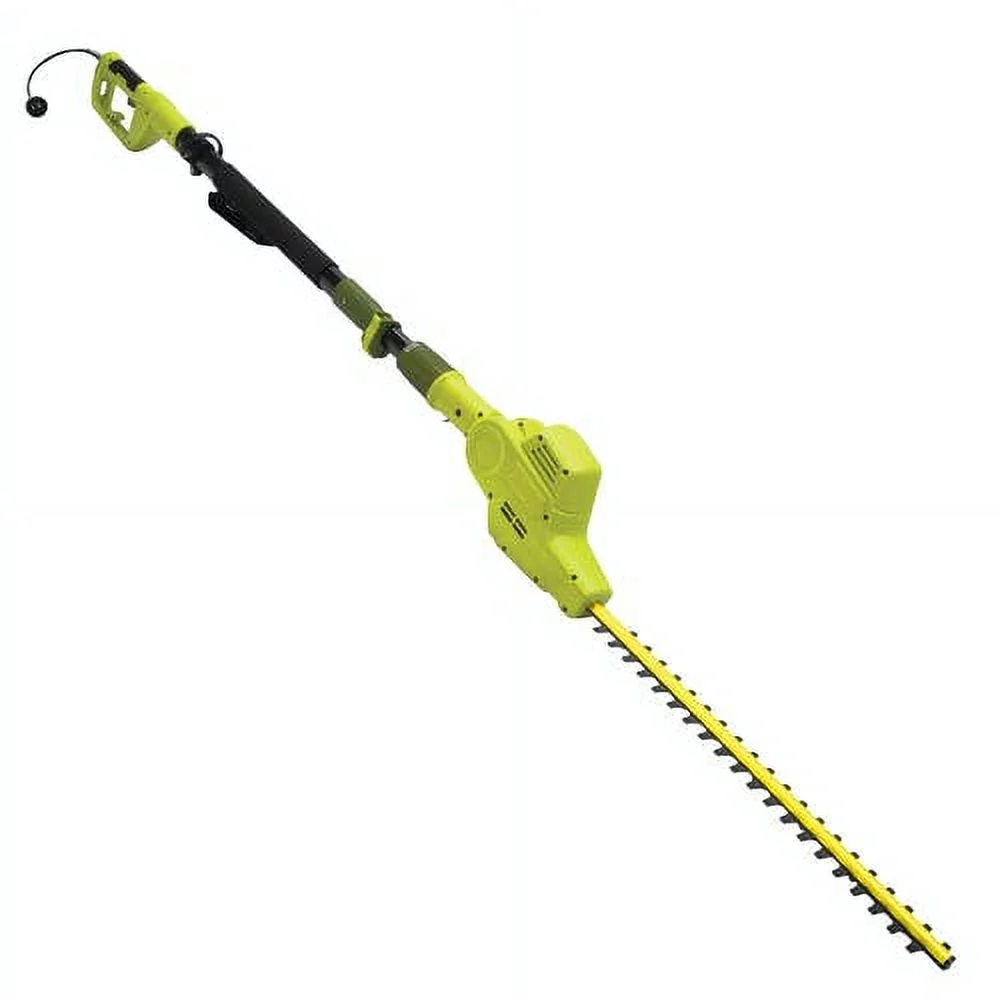 Sun Joe Electric 21-inch Telescoping Pole Hedge Trimmer, Multi-Angle Head, 4-Amp