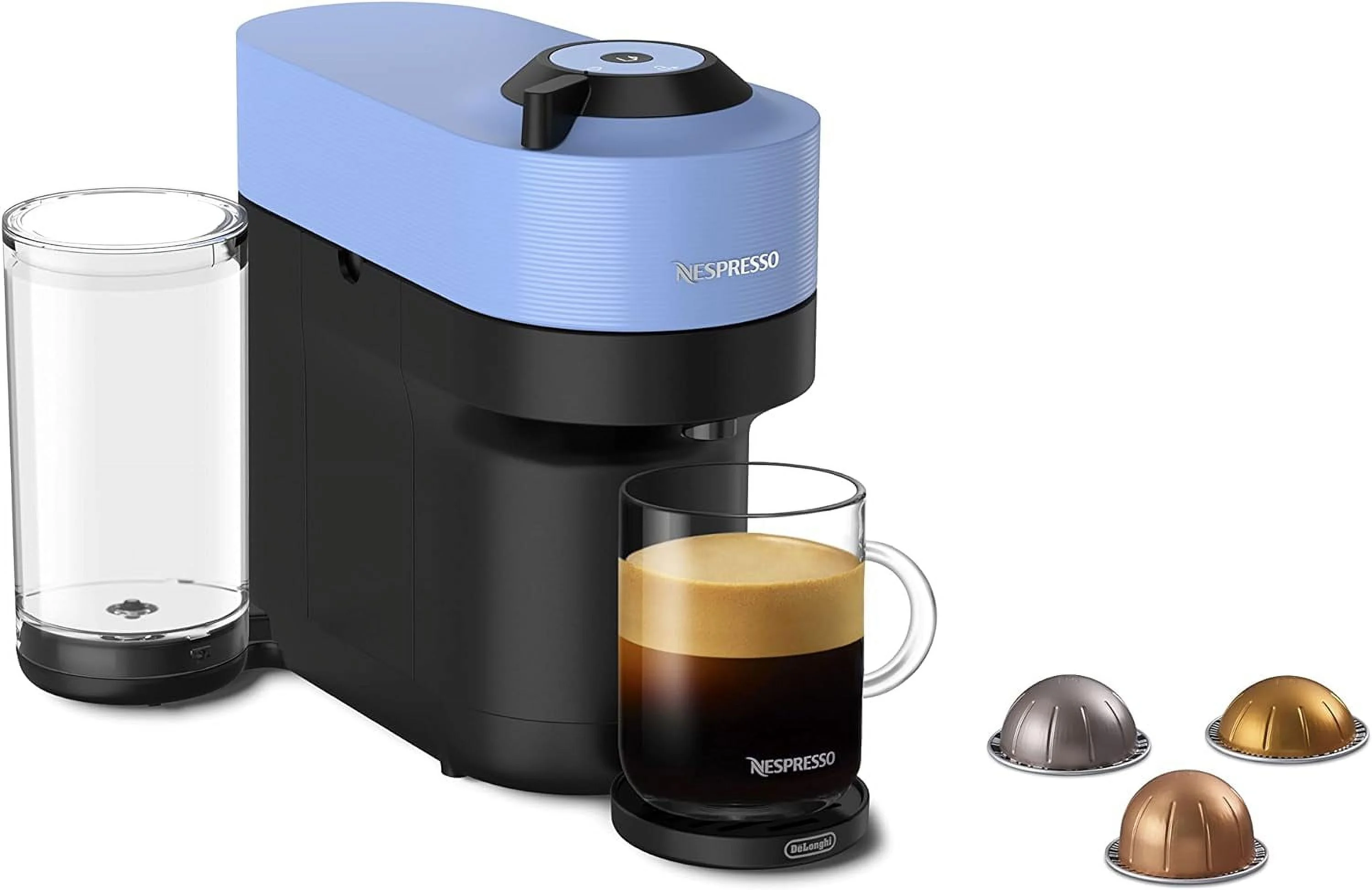 Nespresso Vertuo Pop+ Coffee Maker and Espresso Machine, Pacific Blue