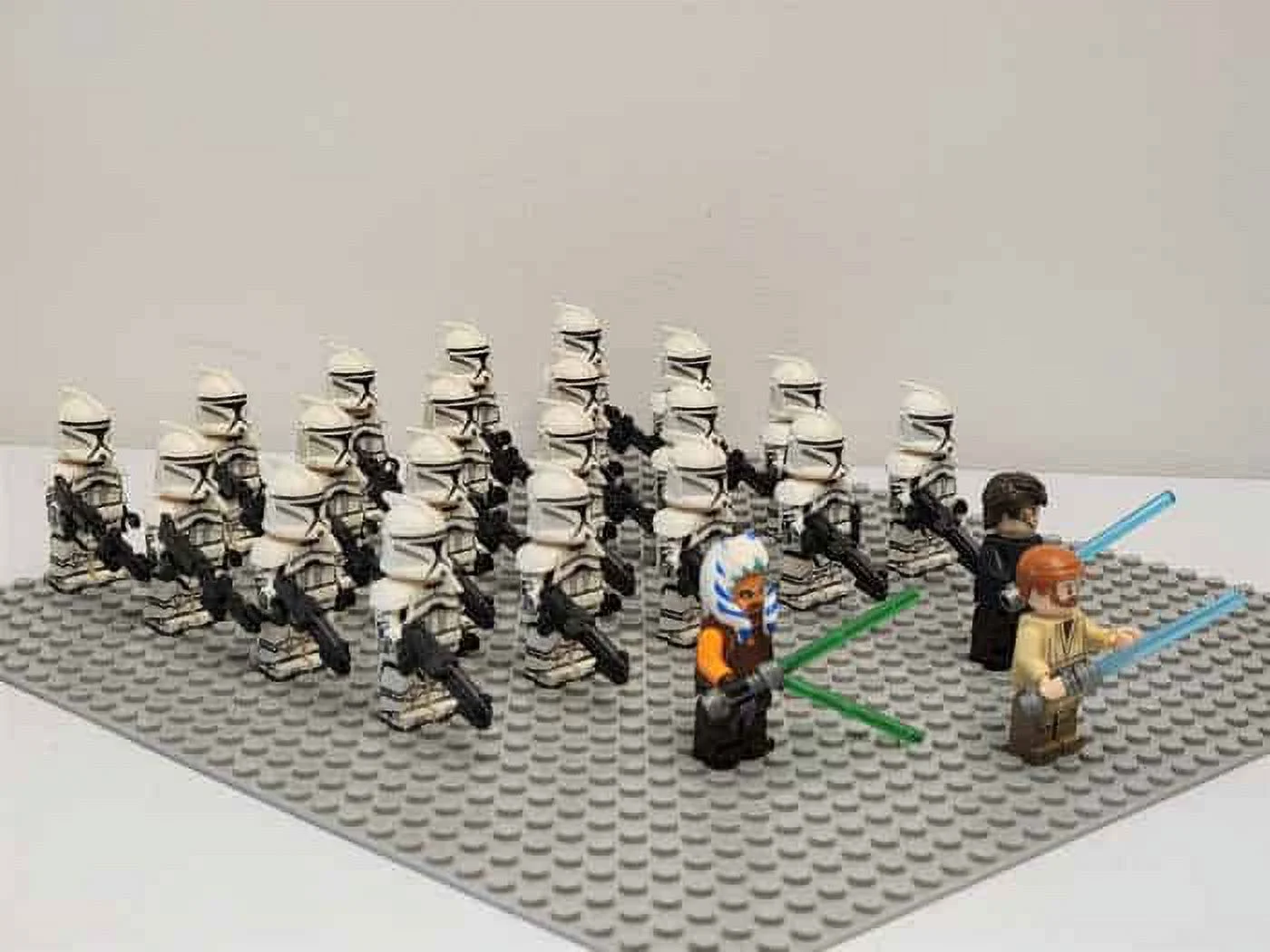 Star Wars Mandalorian Clone Wars Battle 66 Minifigures Army General Grievous Obi Wan Kenobi Kids Toys Gift