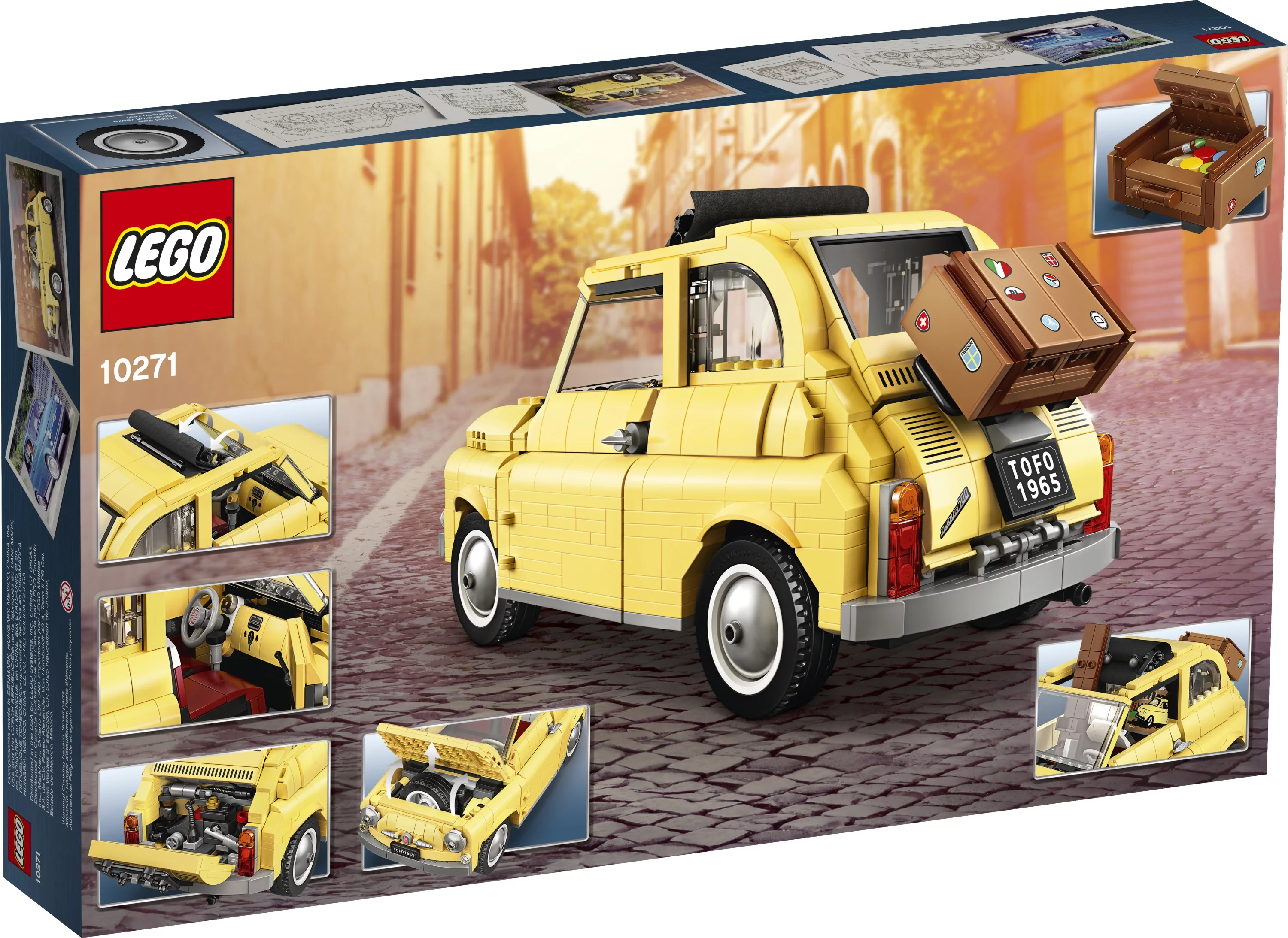 LEGO Creator Expert Fiat 500 10271 Building Set for Adults (960 Pieces)