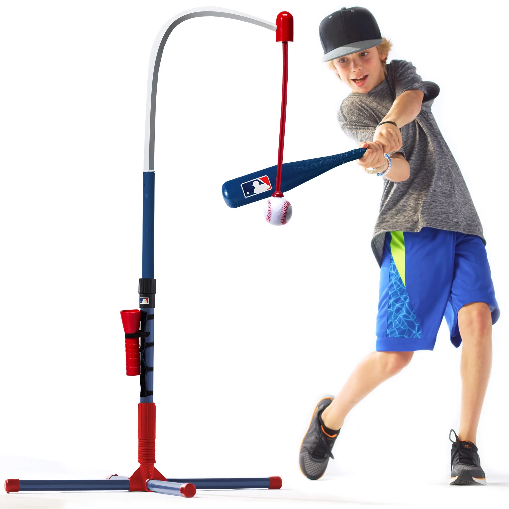 Franklin Sports Grow-with-Me Baseball Tee + Stand Set for Youth + Toddlers – 18″ to 36″ Adjustments