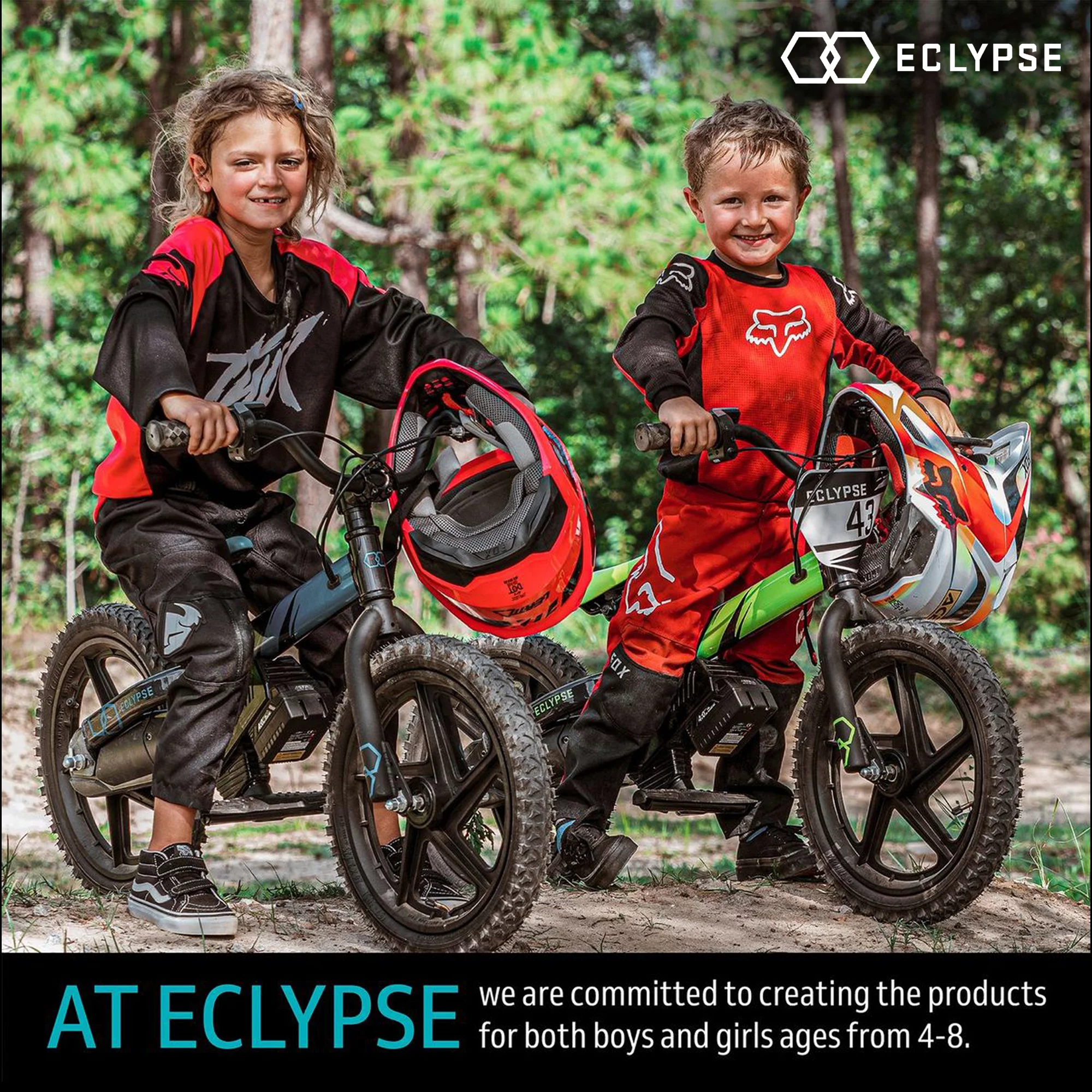 Eclypse Astra Electric Balance Dirt Bike, Lightweight Electric Bike for Kids Ages 4 to 8 Years, Great for Dirt Riding Off Road(Turquoise)